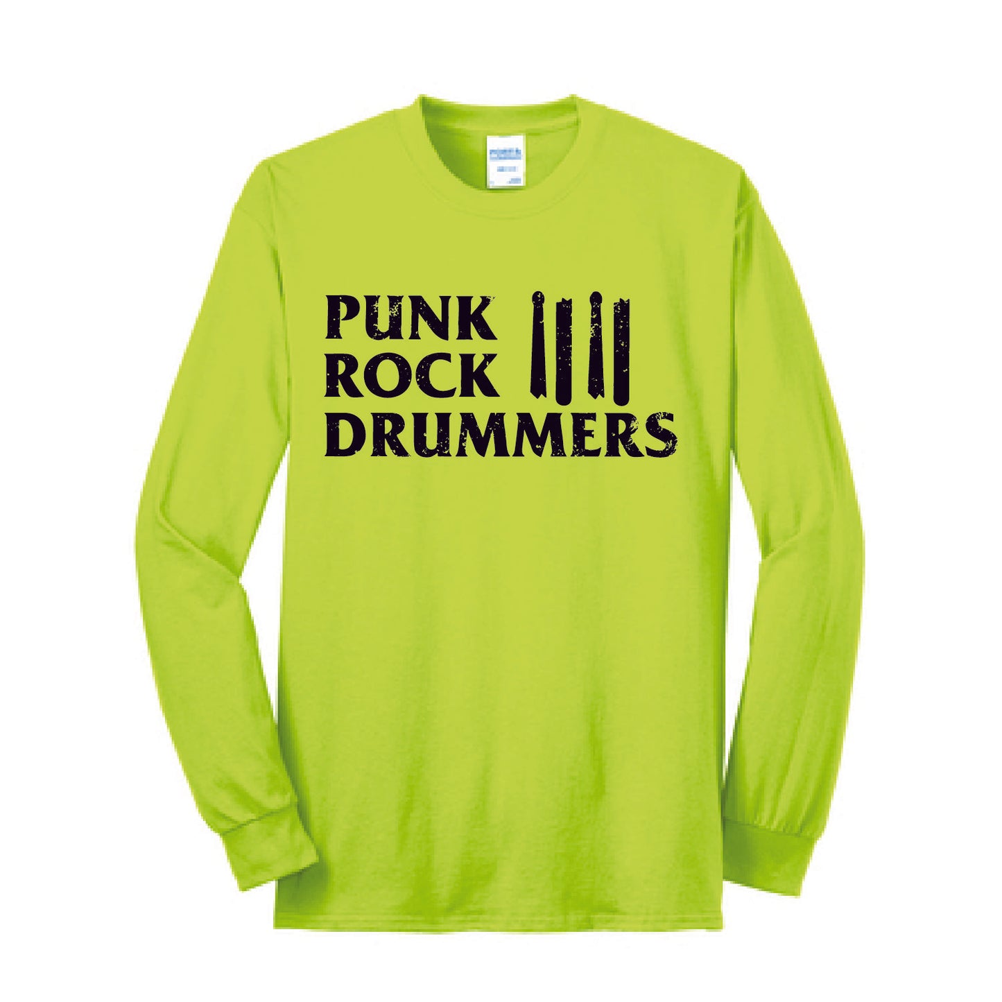 Punk Rock Drummers Long Sleeve Youth Tees (Various Colors) - PRD