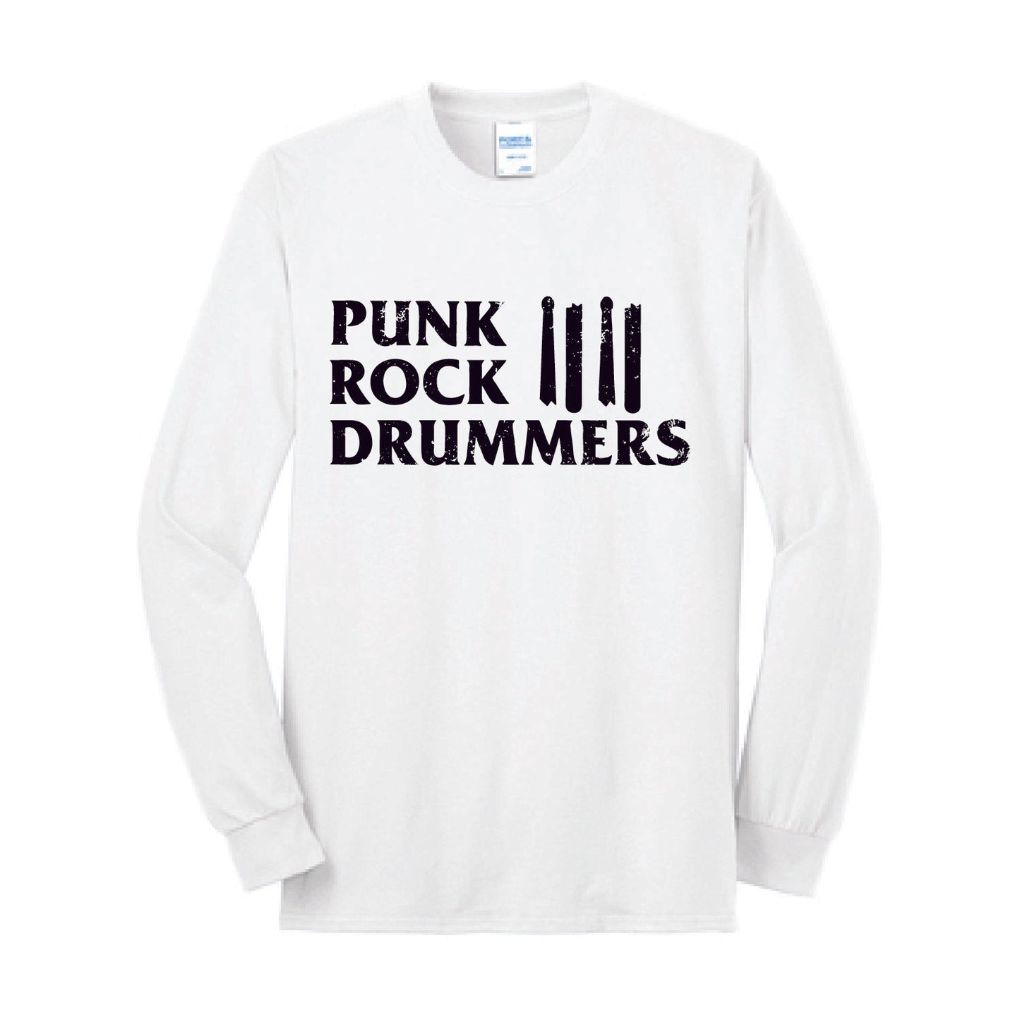 Punk Rock Drummers Long Sleeve Youth Tees (Various Colors) - PRD