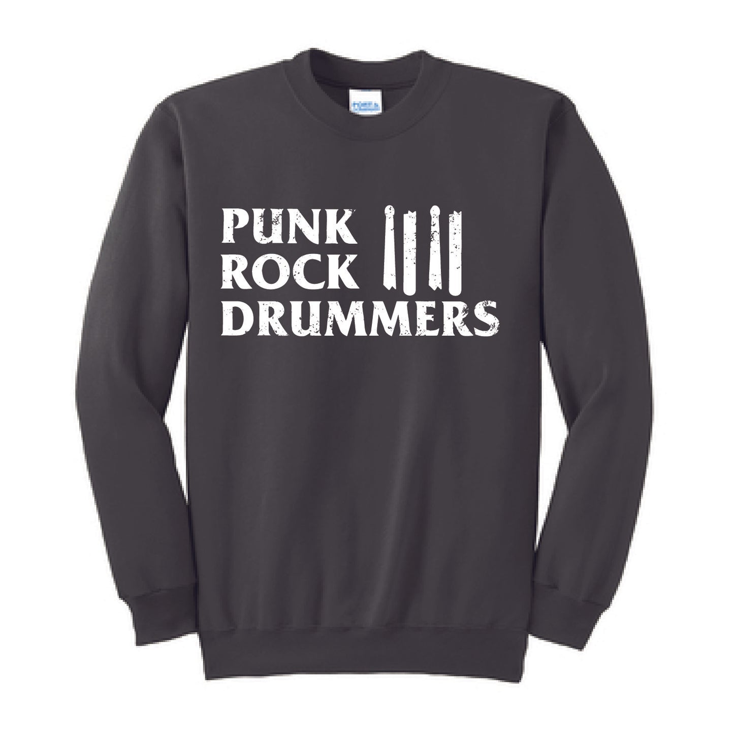 Punk Rock Drummers Tall Crewneck (Various Colors) - PRD