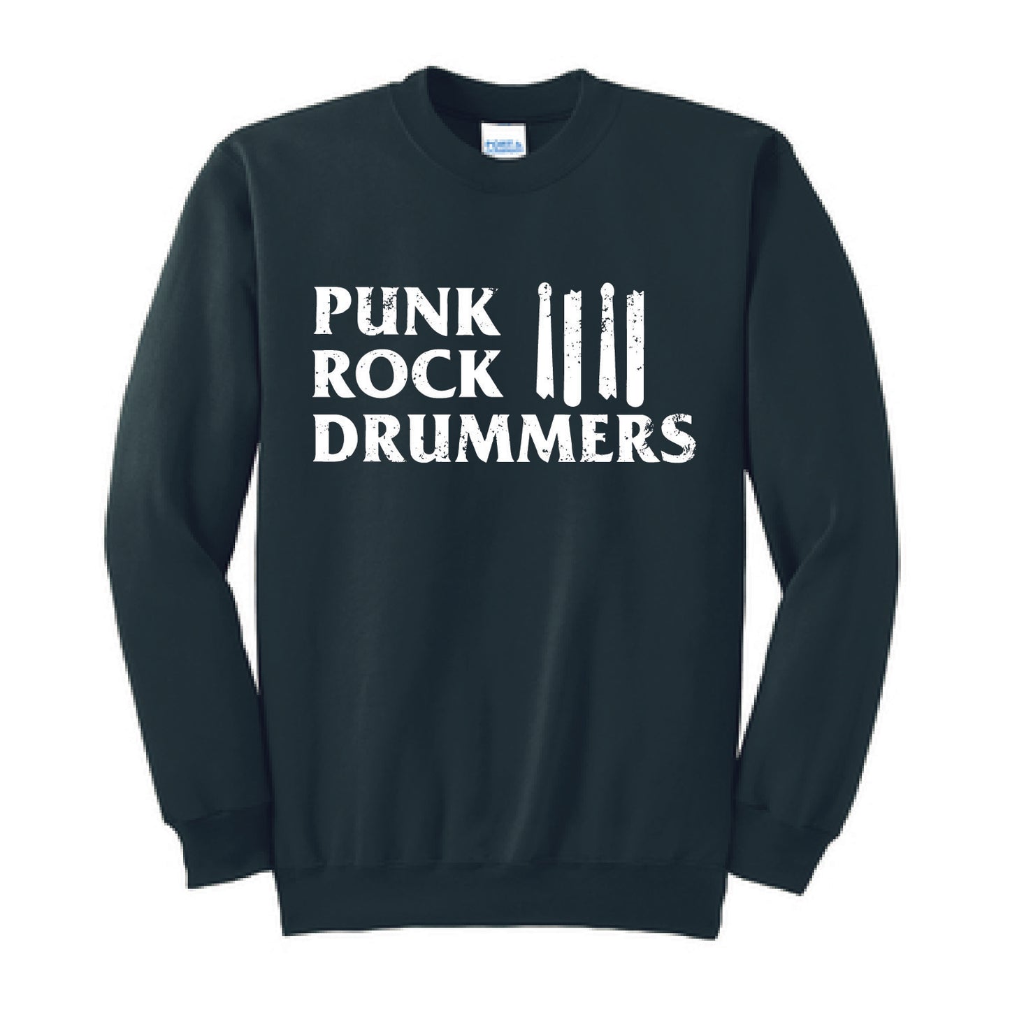 Punk Rock Drummers Tall Crewneck (Various Colors) - PRD