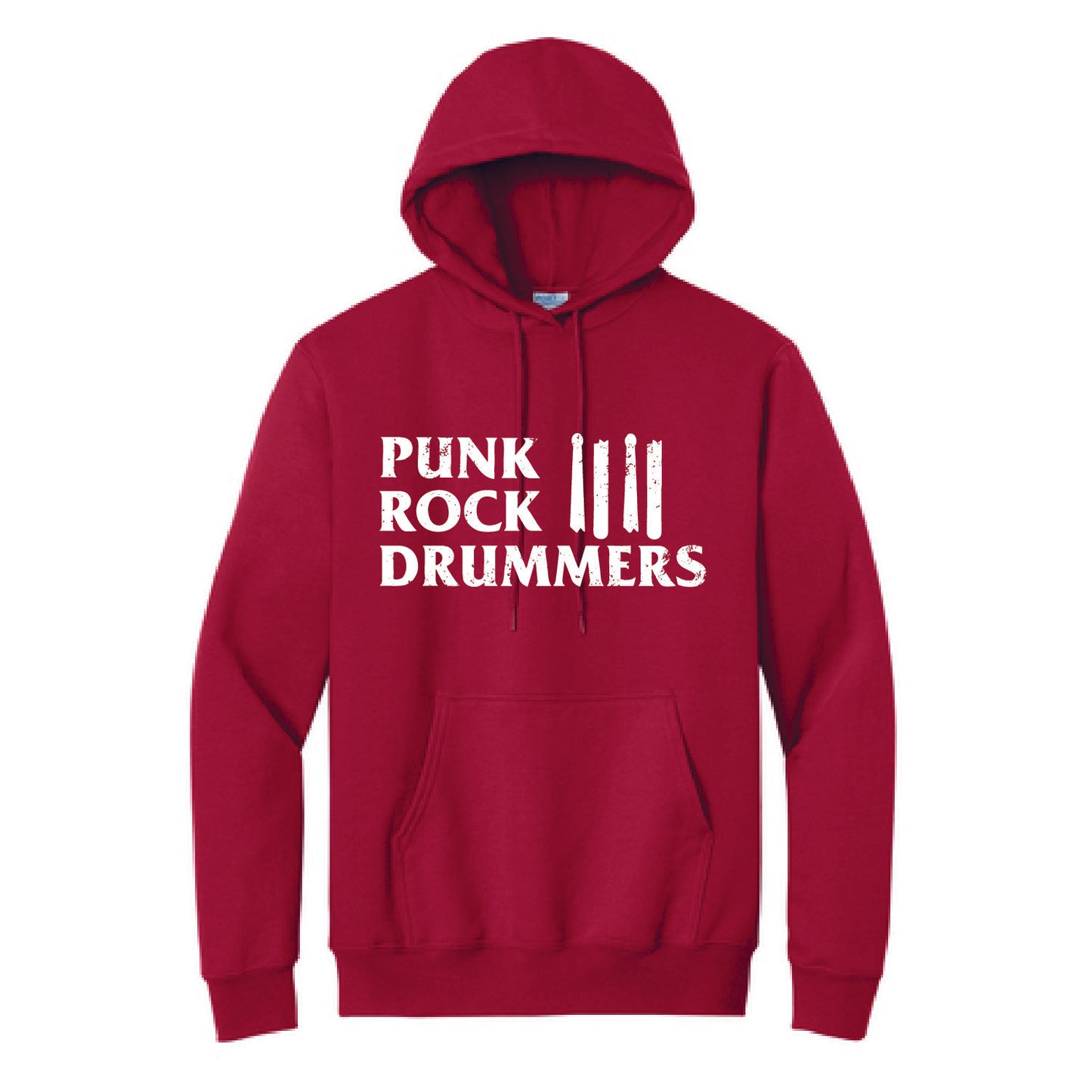 Punk Rock Drummers Tall Hoodie (Various Colors) - PRD