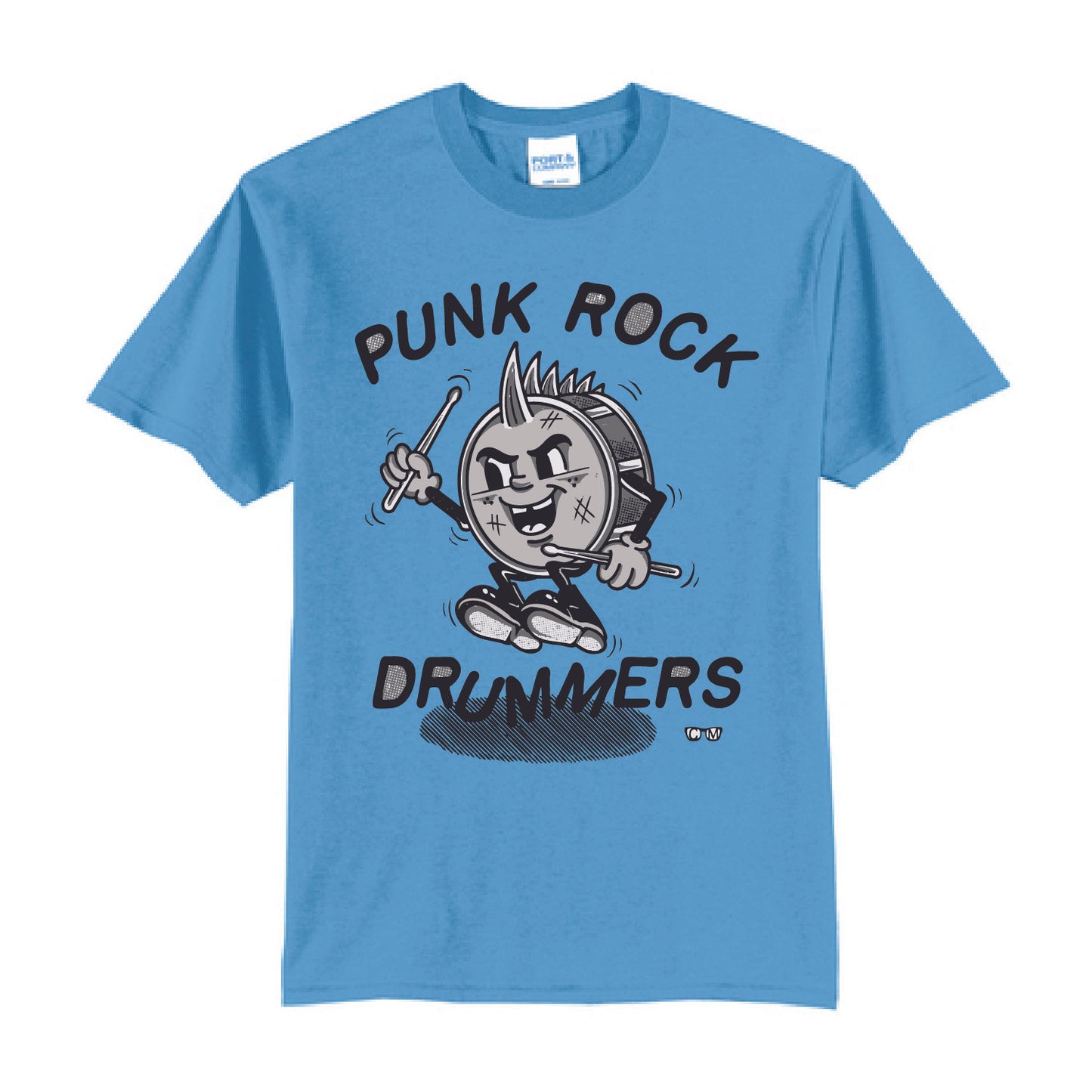 Punk Rock Drummers Perry Short Sleeve Adult Tees (Various Colors) - PRD