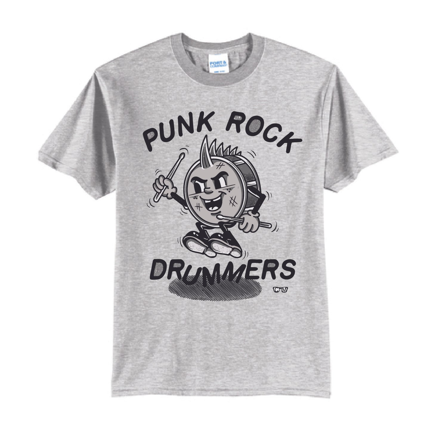 Punk Rock Drummers Perry Short Sleeve Adult Tees (Various Colors) - PRD