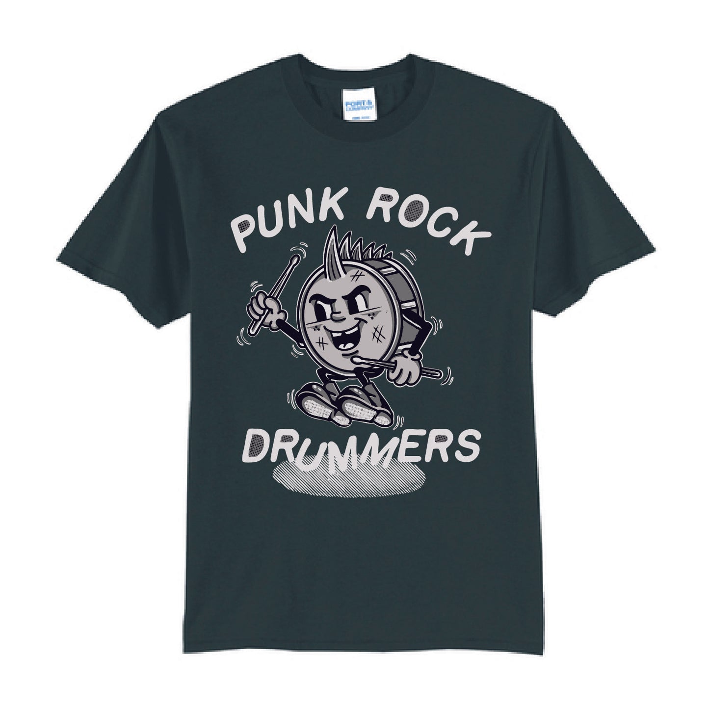 Punk Rock Drummers Perry Short Sleeve Youth Tees (Various Colors) - PRD