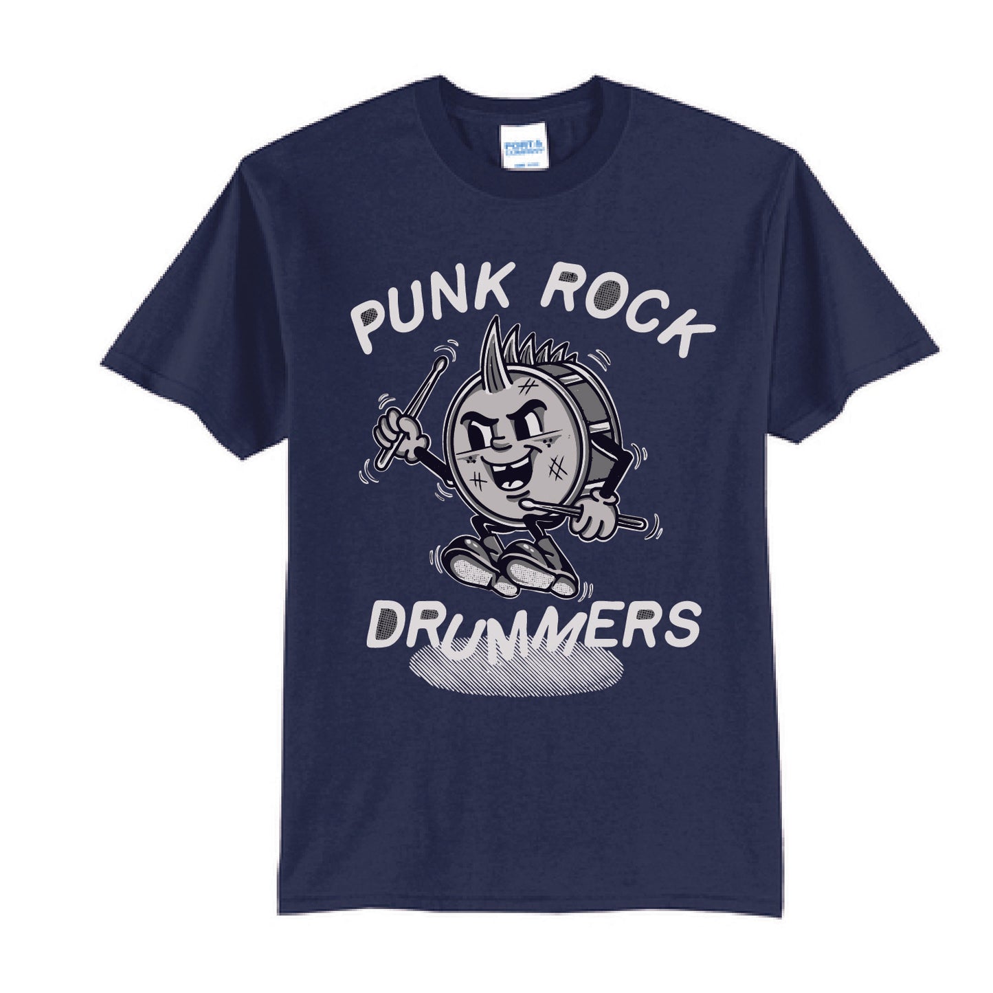 Punk Rock Drummers Perry Short Sleeve Adult Tees (Various Colors) - PRD