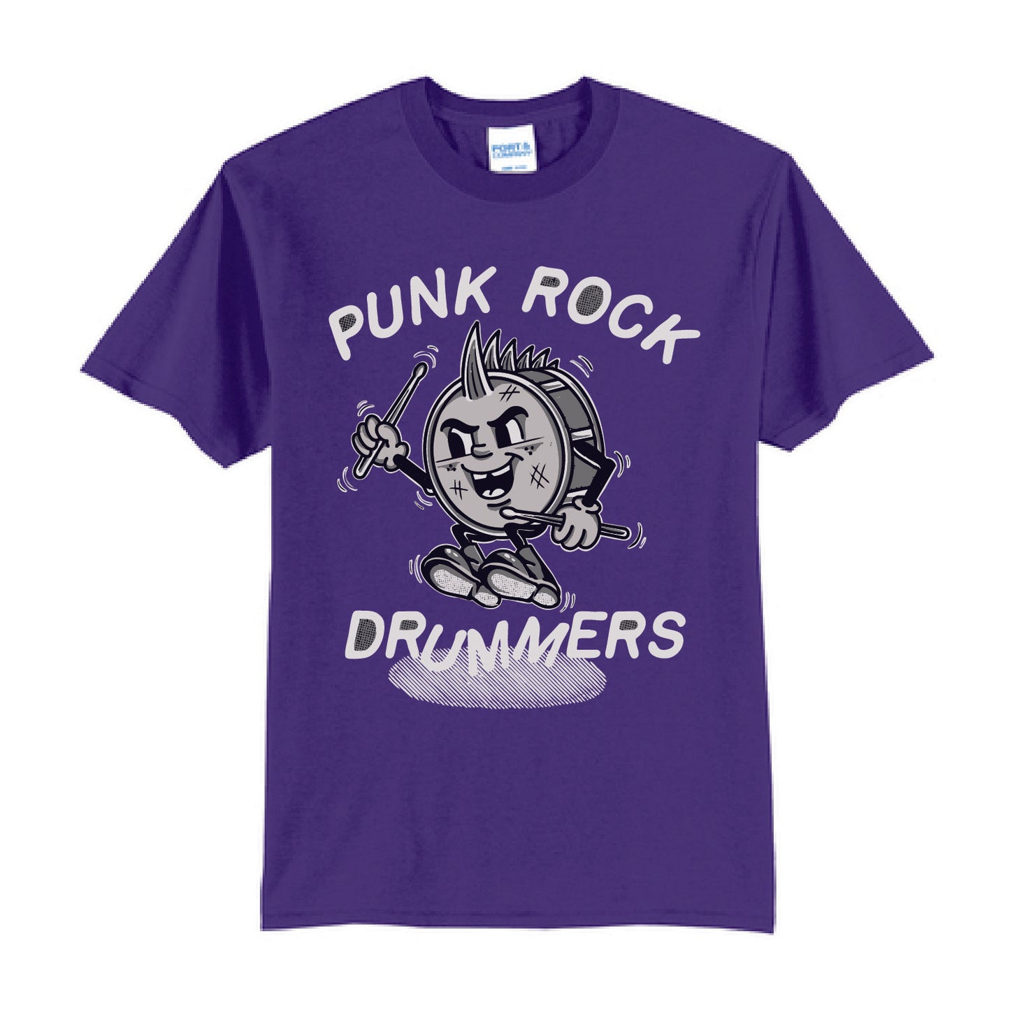 Punk Rock Drummers Perry Short Sleeve Tall Tees (Various Colors) - PRD