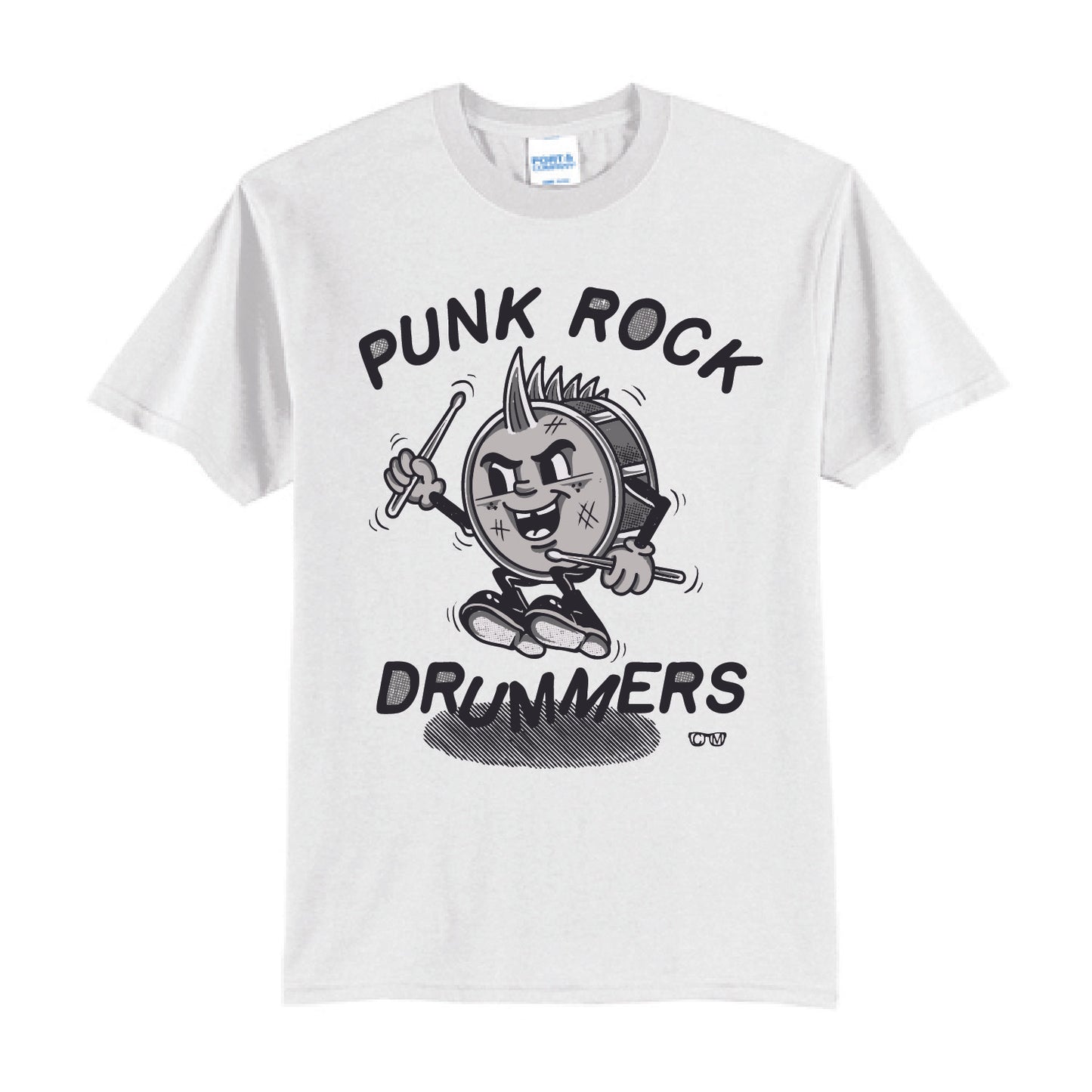 Punk Rock Drummers Perry Short Sleeve Adult Tees (Various Colors) - PRD