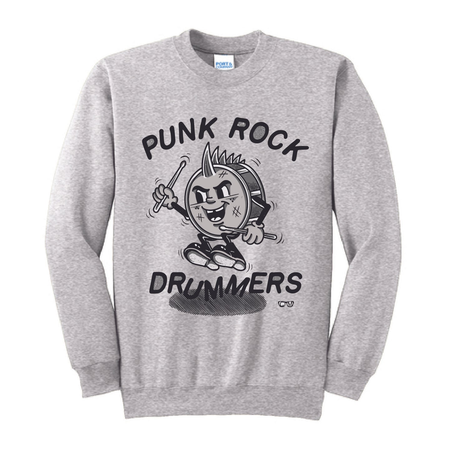 Punk Rock Drummers Pery Adult Crewneck (Various Colors) - PRD