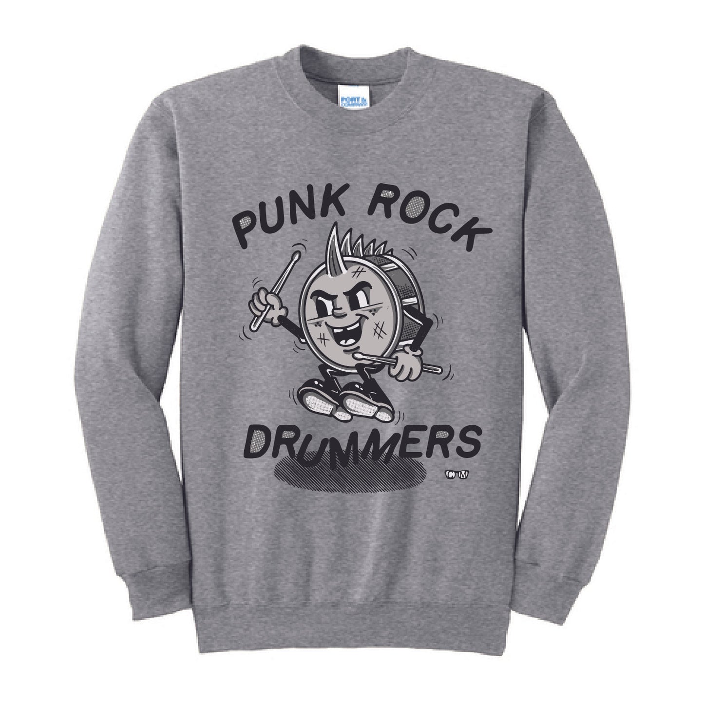 Punk Rock Drummers Pery Adult Crewneck (Various Colors) - PRD