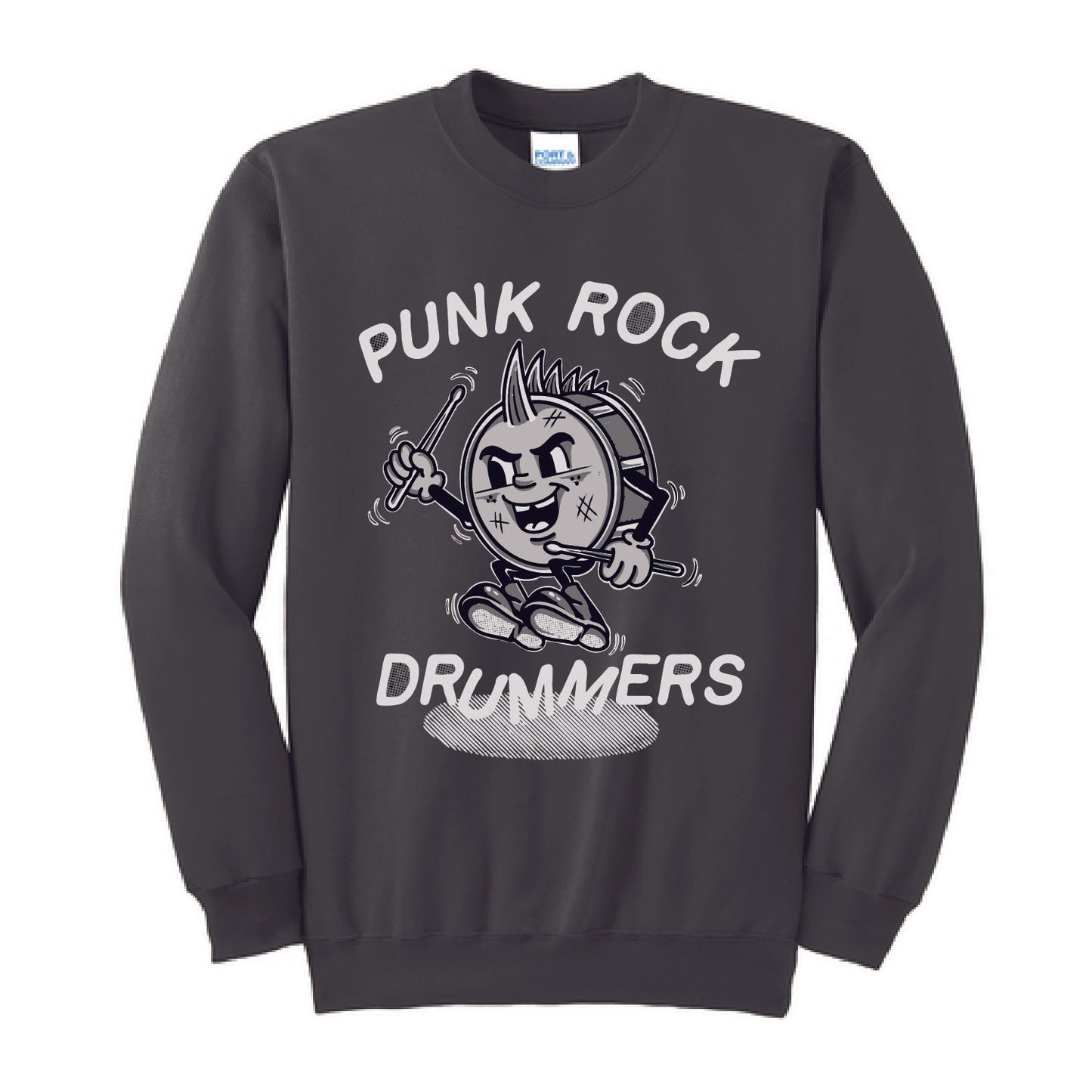 Punk Rock Drummers Pery Adult Crewneck (Various Colors) - PRD