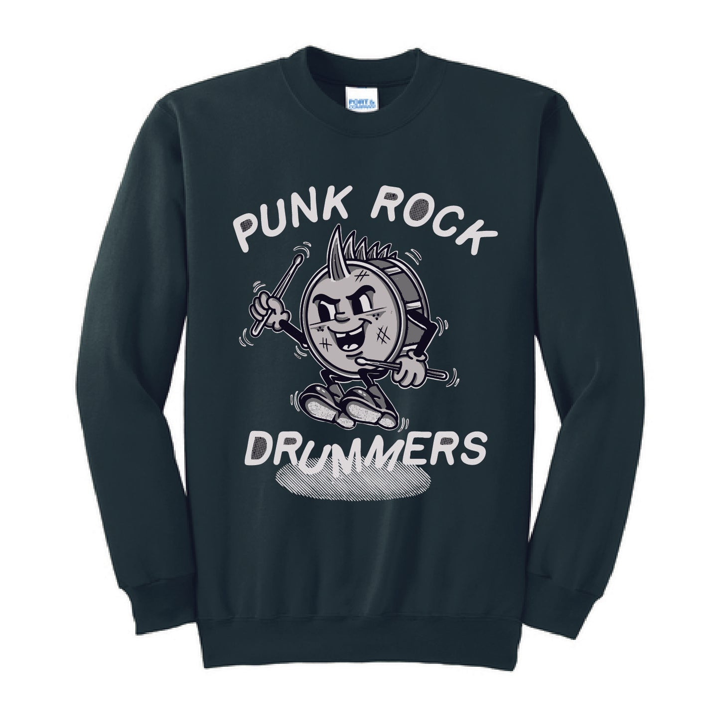 Punk Rock Drummers Pery Adult Crewneck (Various Colors) - PRD