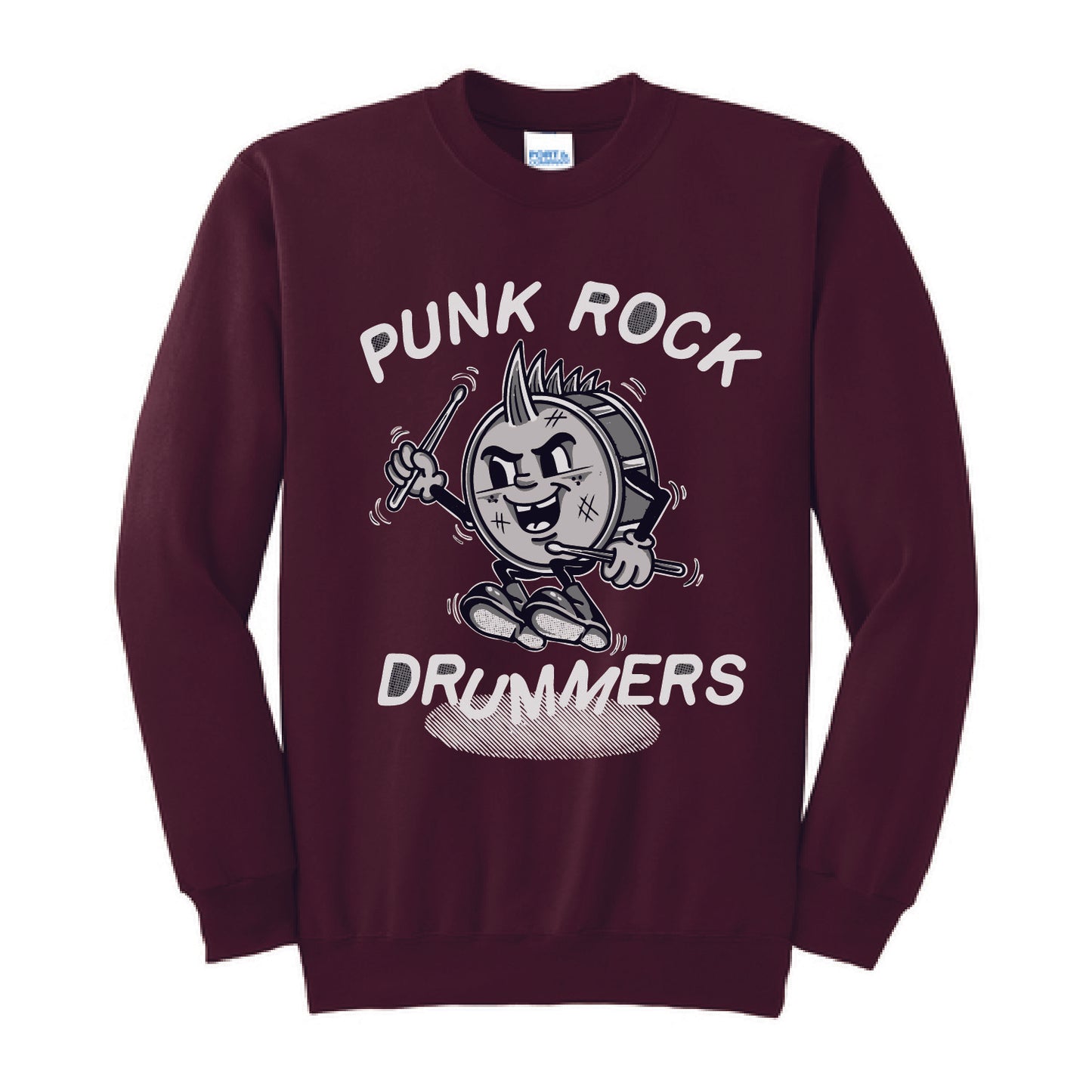 Punk Rock Drummers Pery Adult Crewneck (Various Colors) - PRD