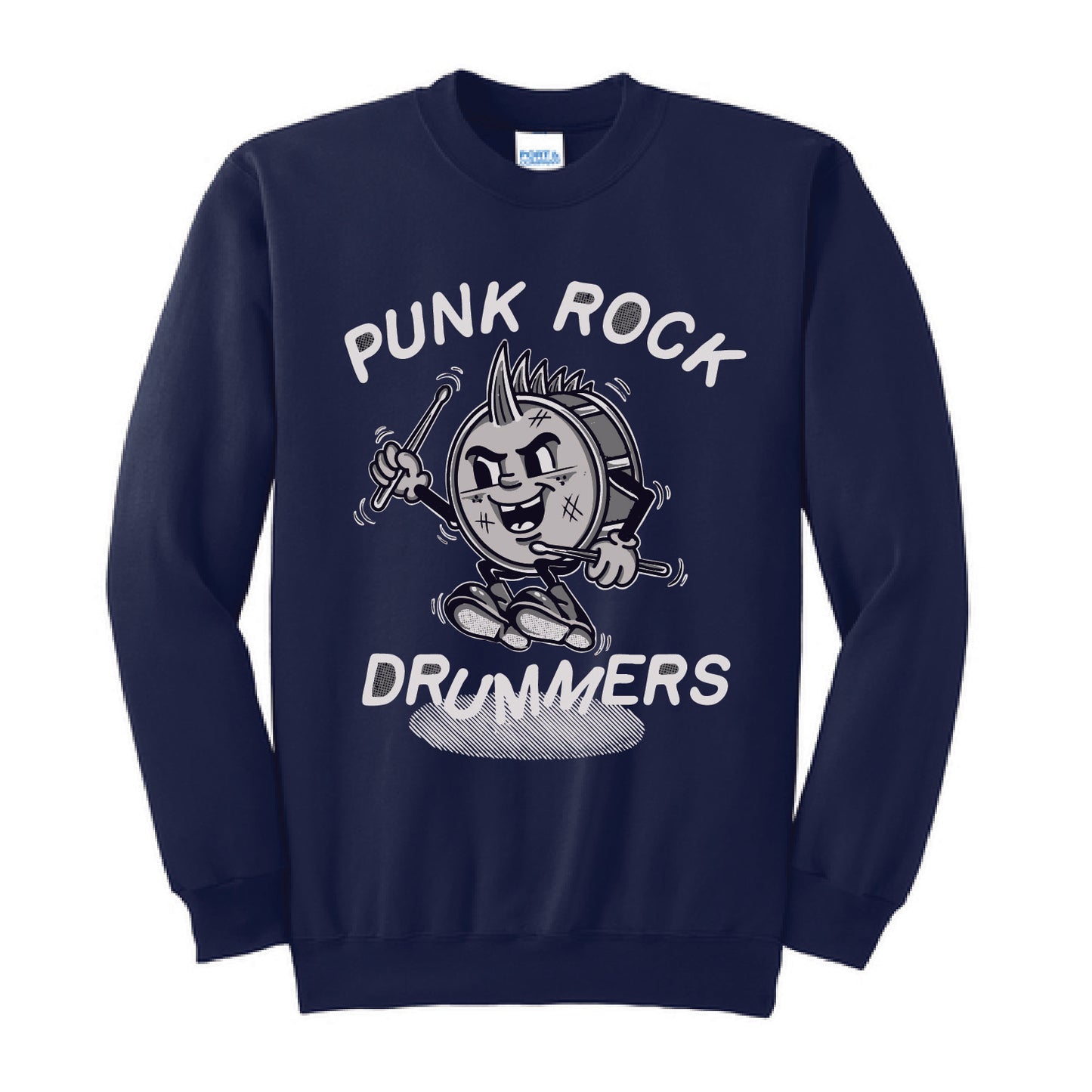 Punk Rock Drummers Pery Adult Crewneck (Various Colors) - PRD