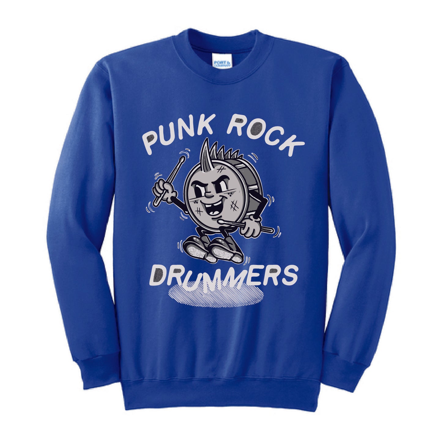 Punk Rock Drummers Pery Adult Crewneck (Various Colors) - PRD