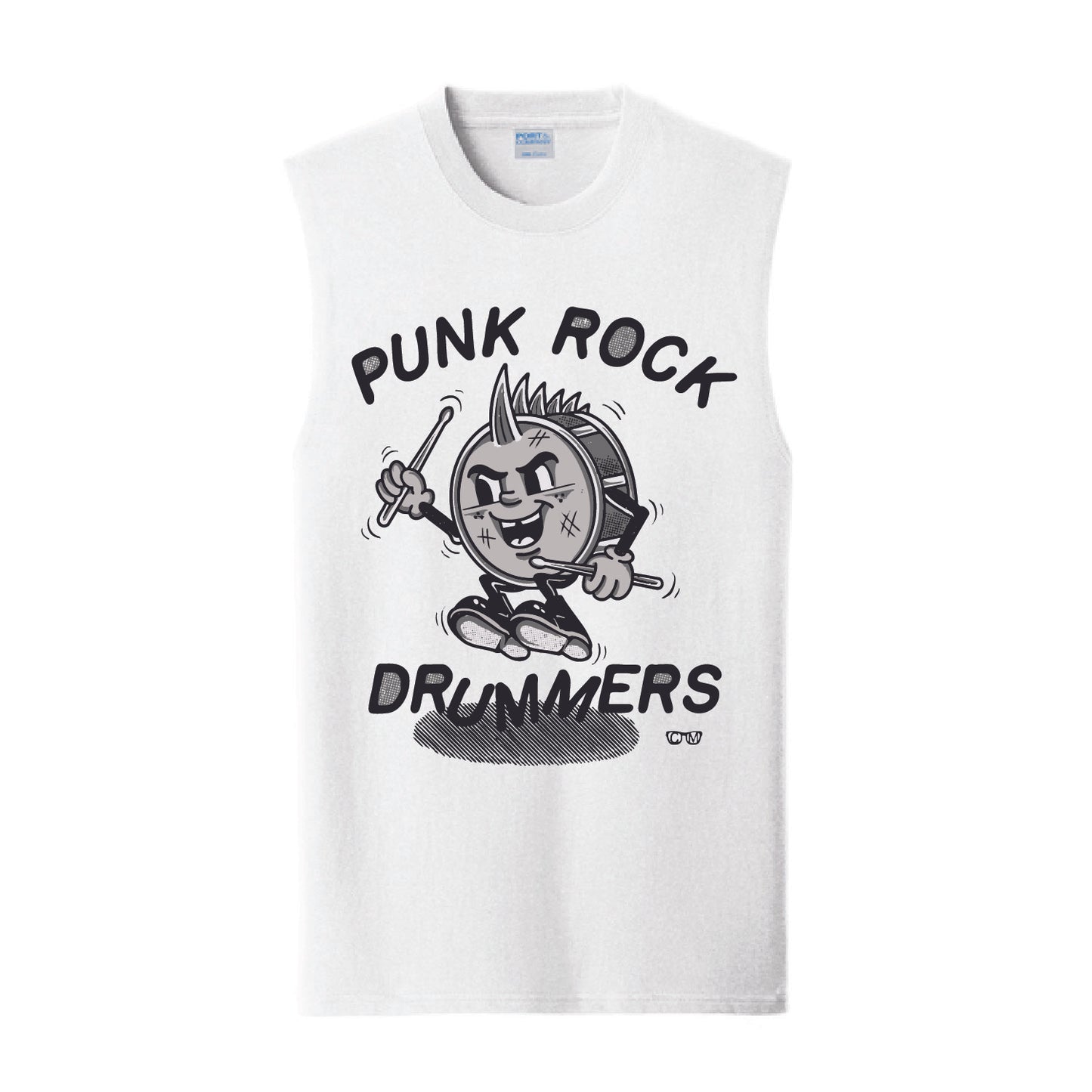 Punk Rock Drummers Perry Sleeveless Adult Tees (Various Colors) - PRD