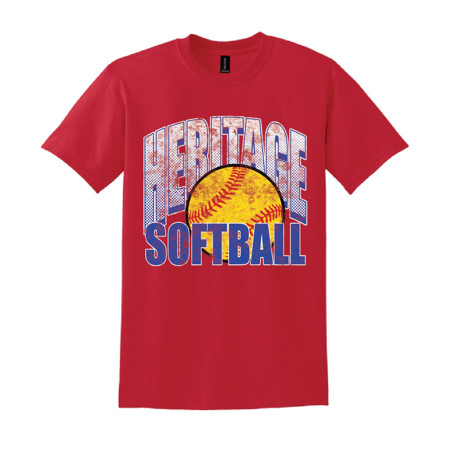Heritage Softball Grunge