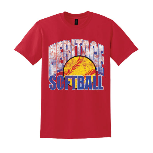Heritage Softball Grunge