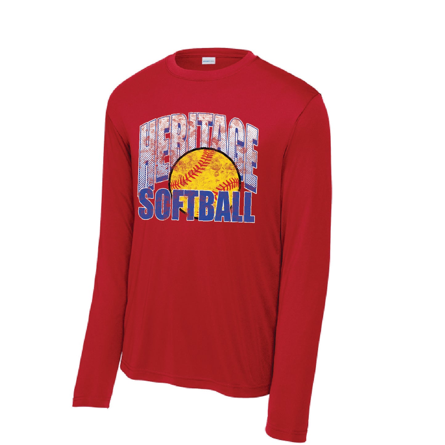 Heritage Softball Grunge