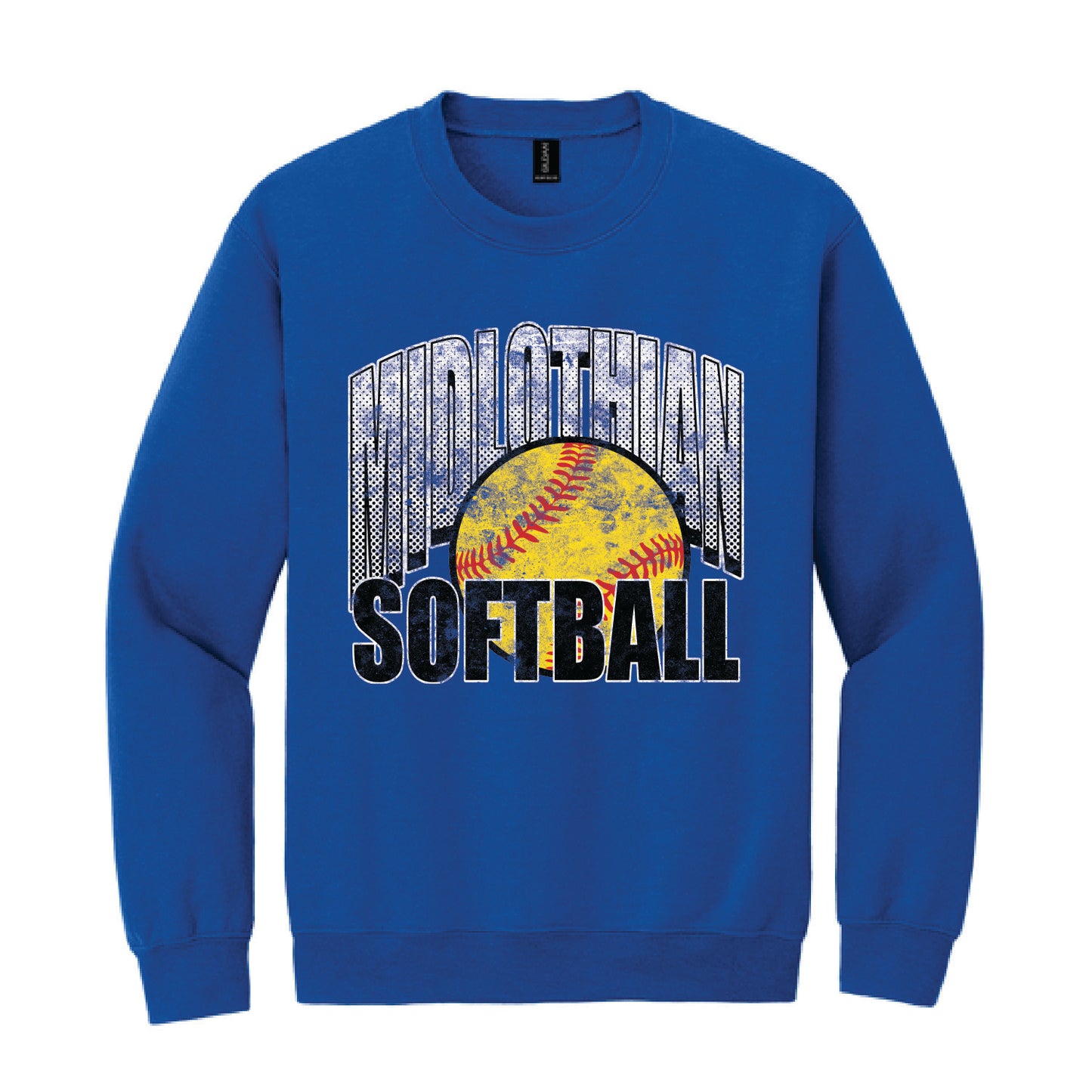 Midlothian Softball Grunge