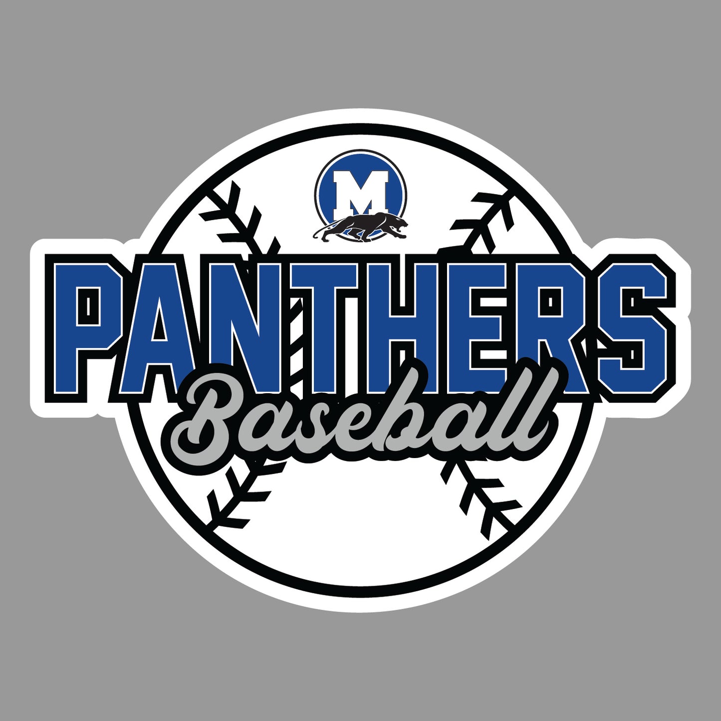 Midlothian Baseball Sticker