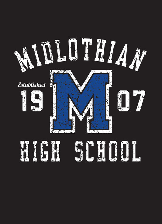 Midlothian High School Vintage Tee