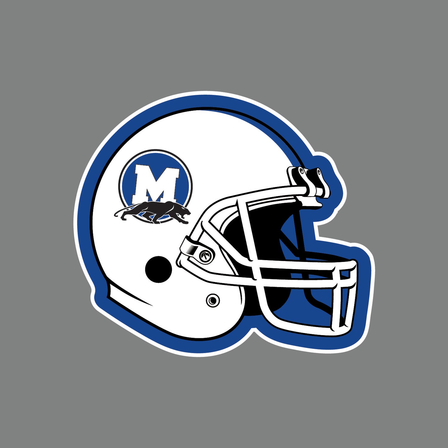 Midlothian Football Helmet Sticker