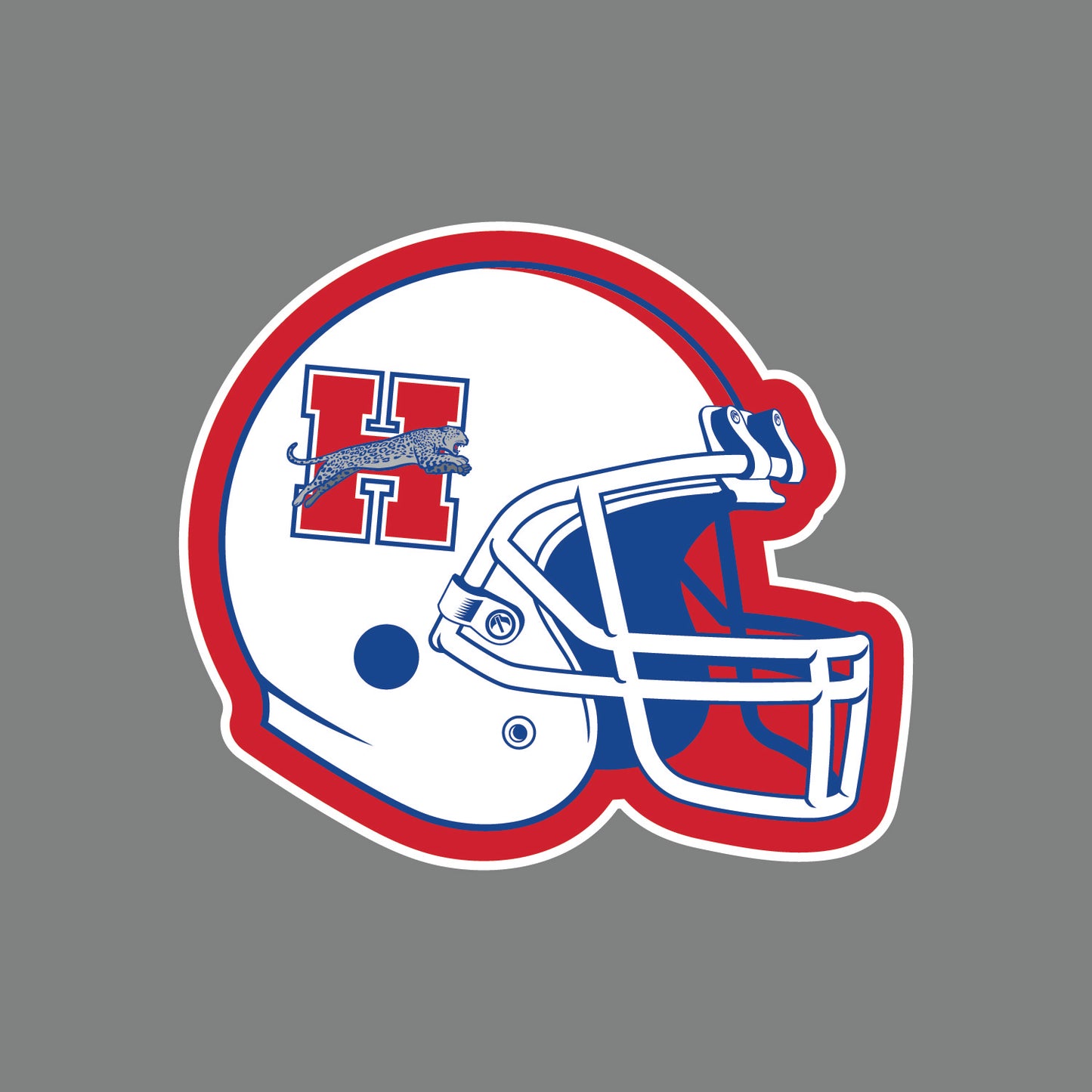 Heritage Football Helmet Sticker