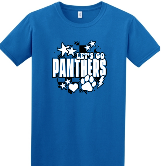 Lets Go Panthers Youth Tee