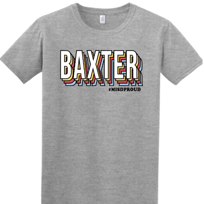 Baxter Elementary Retro tee