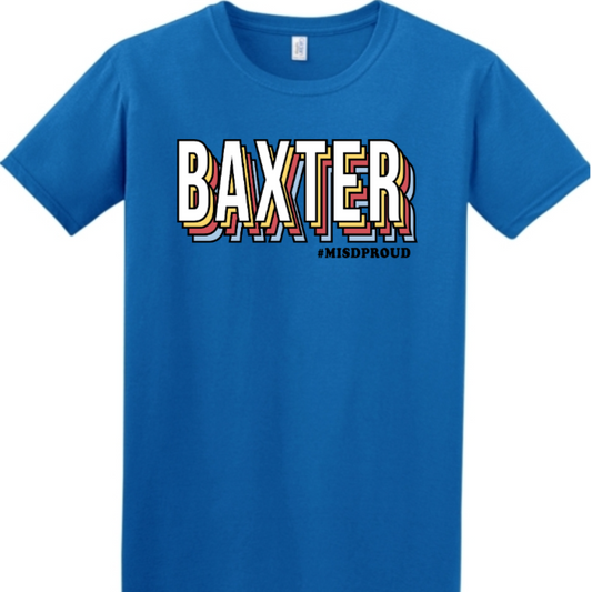 Baxter Elementary Retro tee