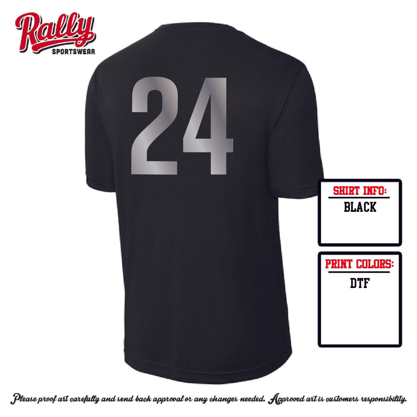 STORM - Black Jersey - CLUB PLAYERS ONLY