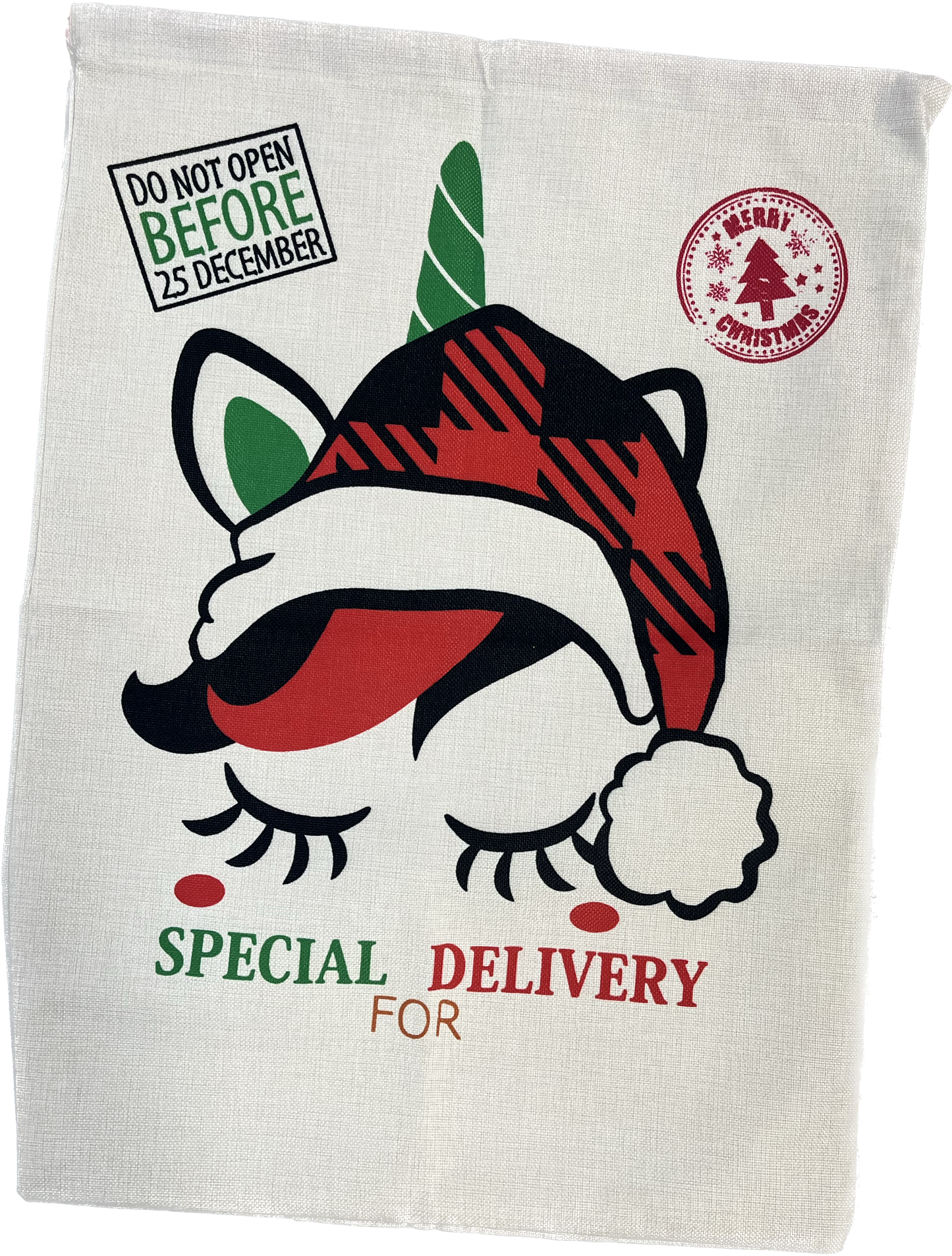 Santa Sack Unicorn
