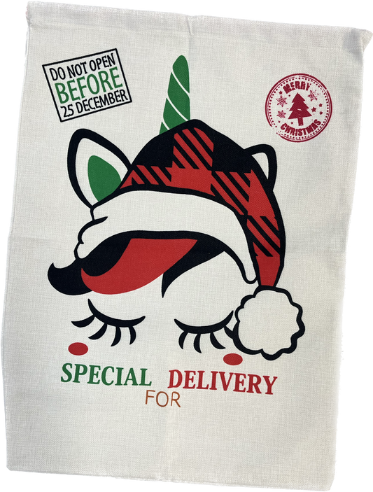 Santa Sack Unicorn