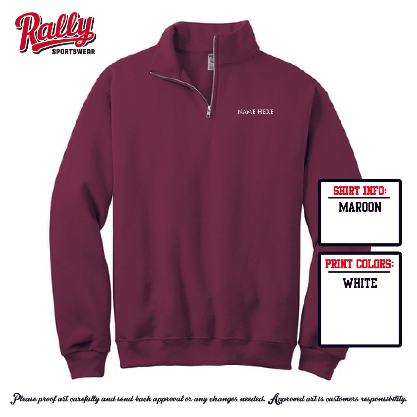 TAHD25 - 1/4 Zip Pullover