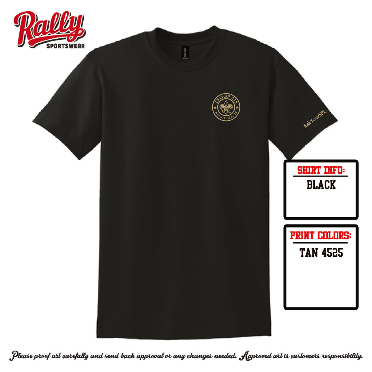 BSA512 - Troop 512 Short Sleeve (Various Colors)