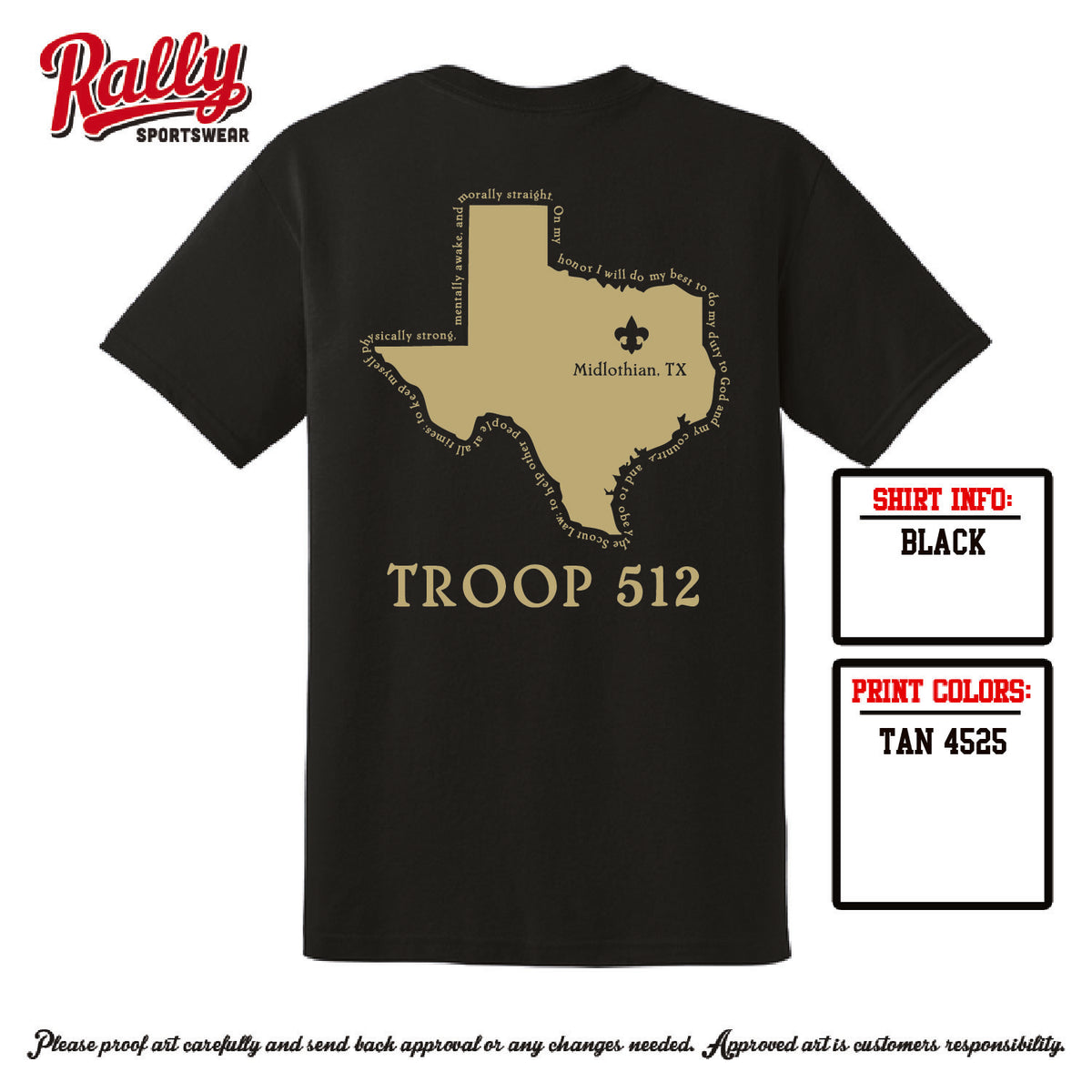 BSA512 - Troop 512 Short Sleeve (Various Colors)