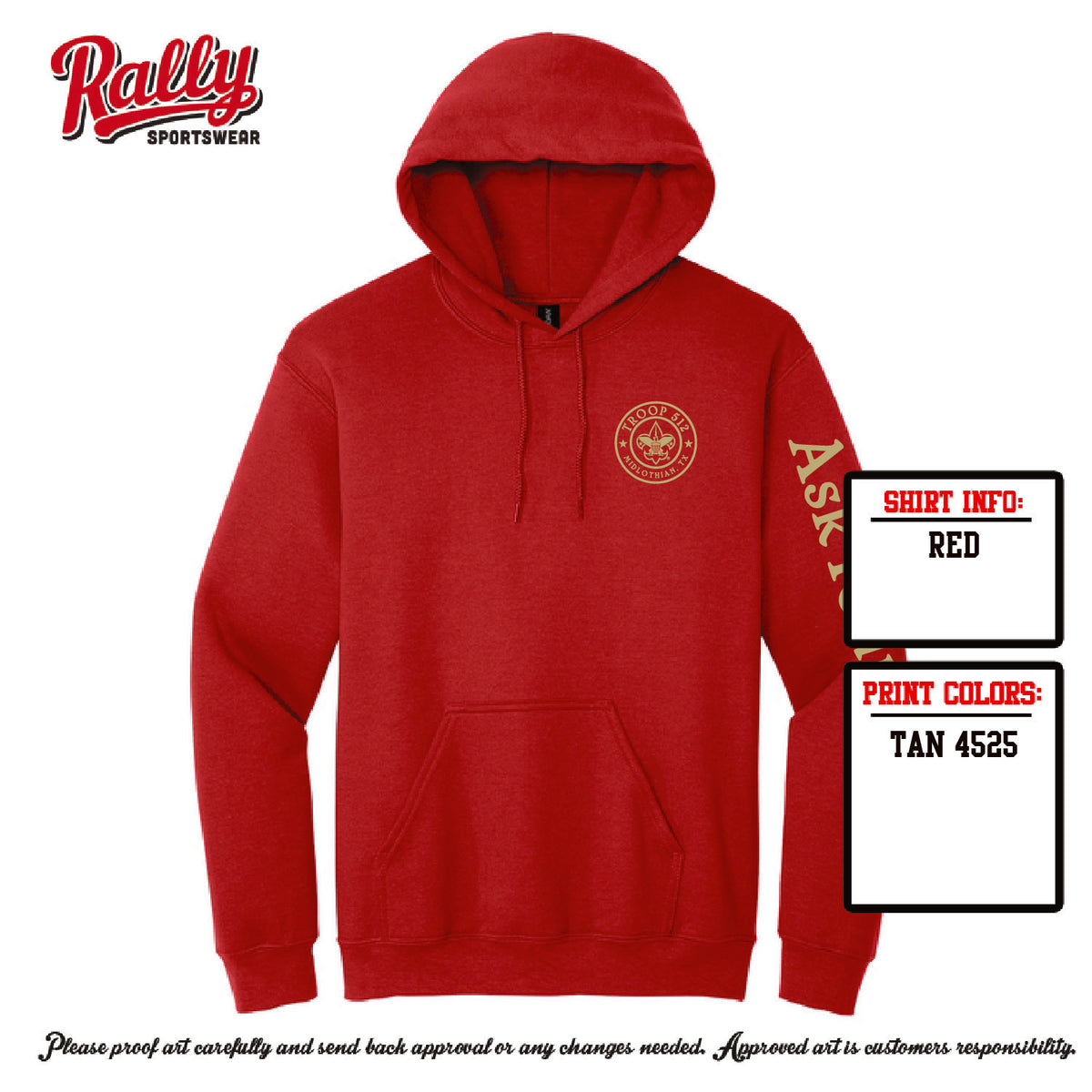 BSA512 - Troop 512 Hoodie (Various Colors)