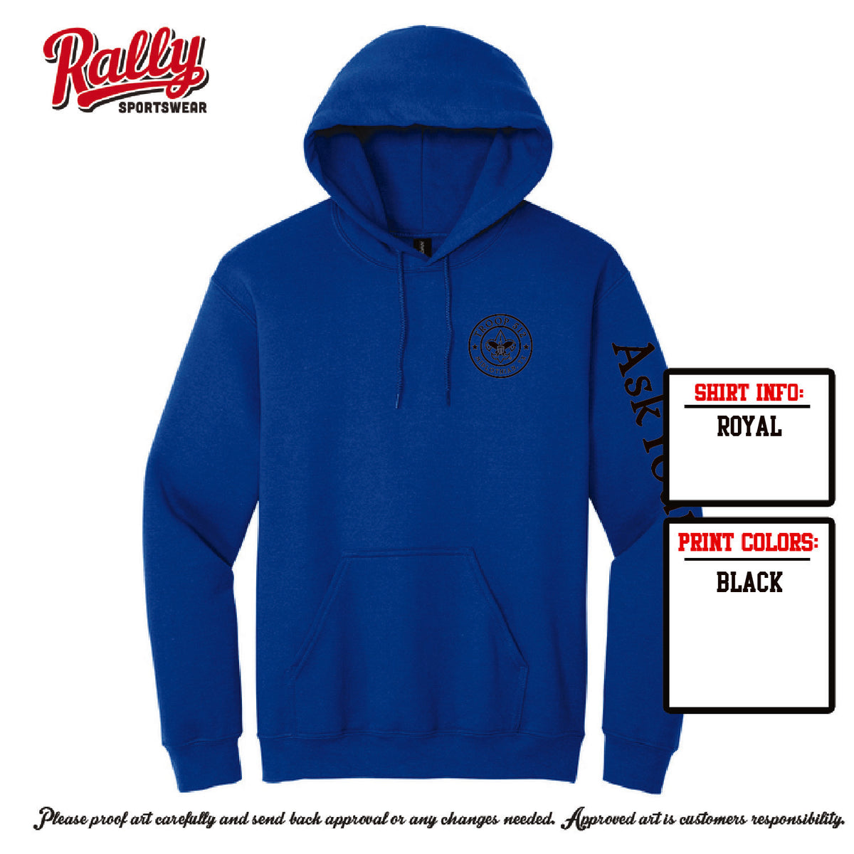 BSA512 - Troop 512 Hoodie (Various Colors)