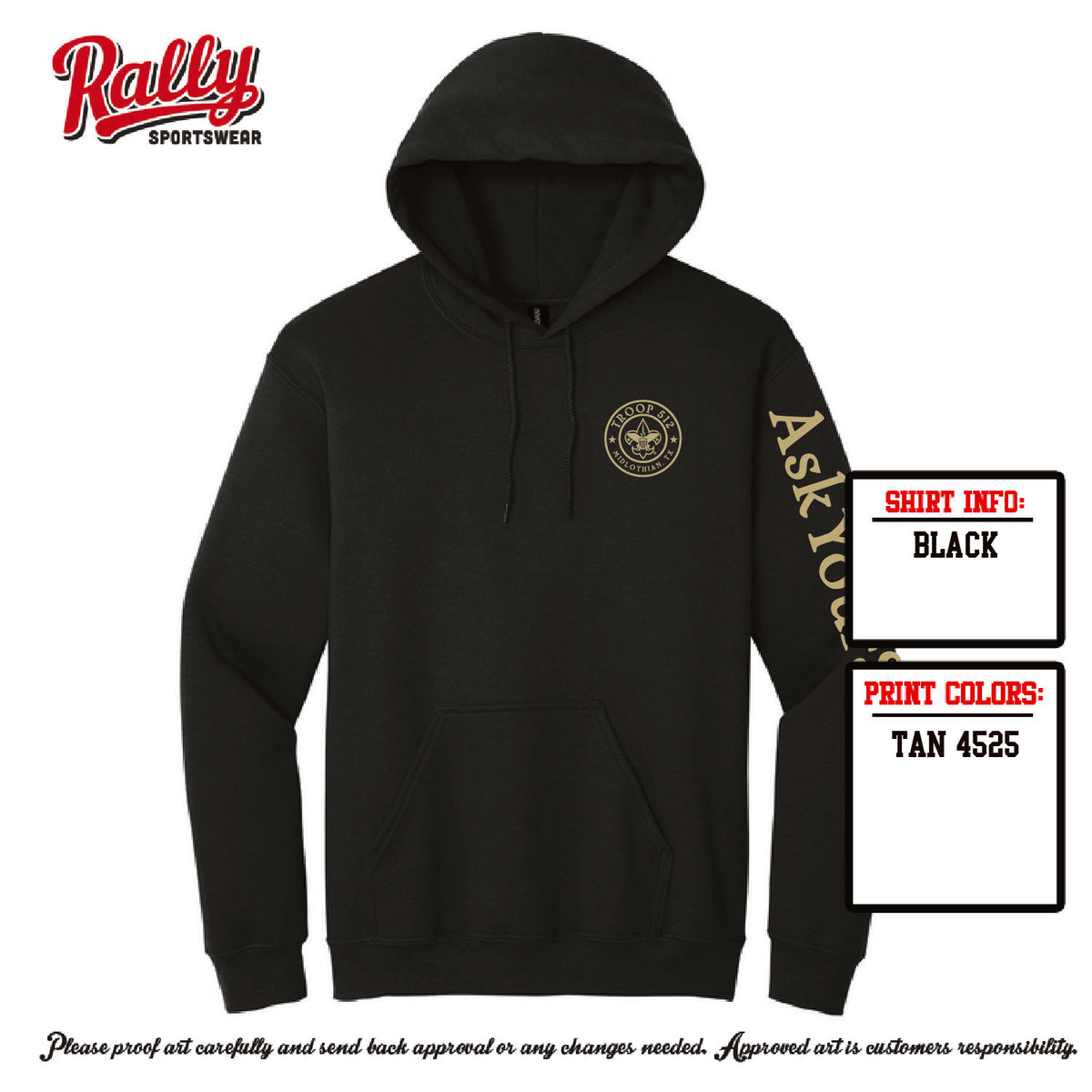 BSA512 - Troop 512 Hoodie (Various Colors)