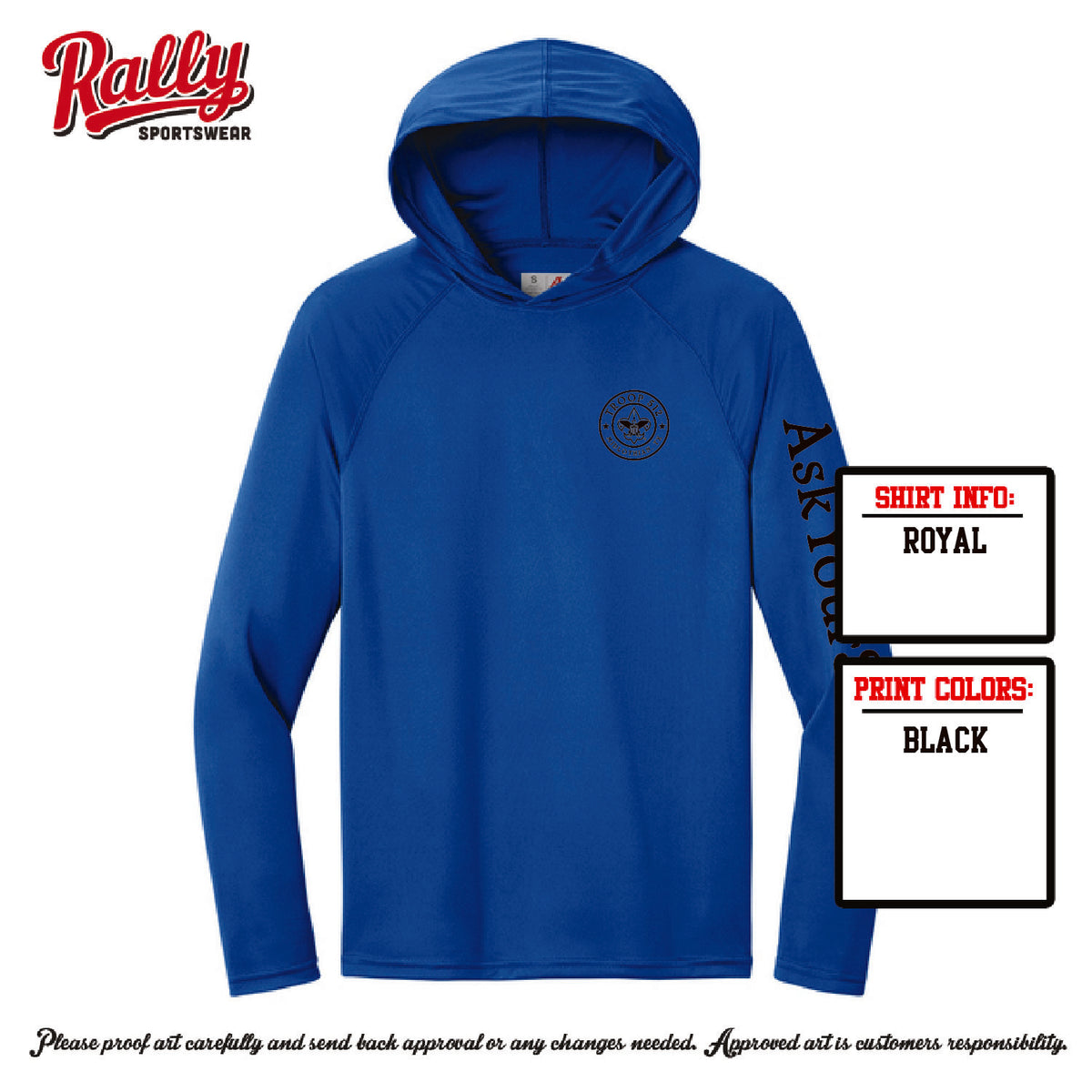 BSA512 - Troop 512 Performance Hoodie (Various Colors)