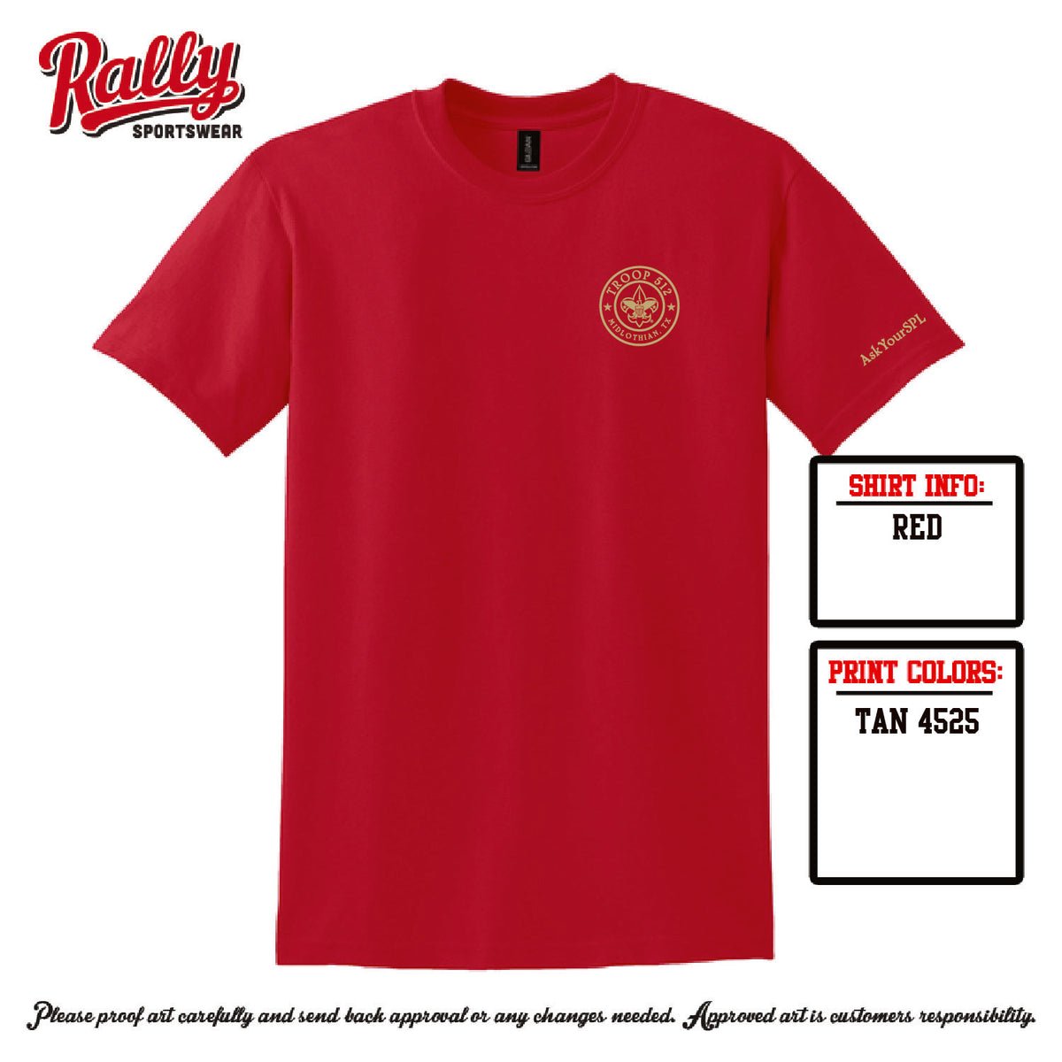 BSA512 - Troop 512 Short Sleeve (Various Colors)