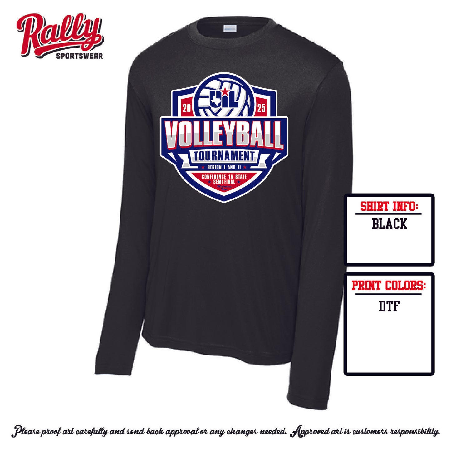 UILV - BLACK LONG SLEEVE DRIFIT