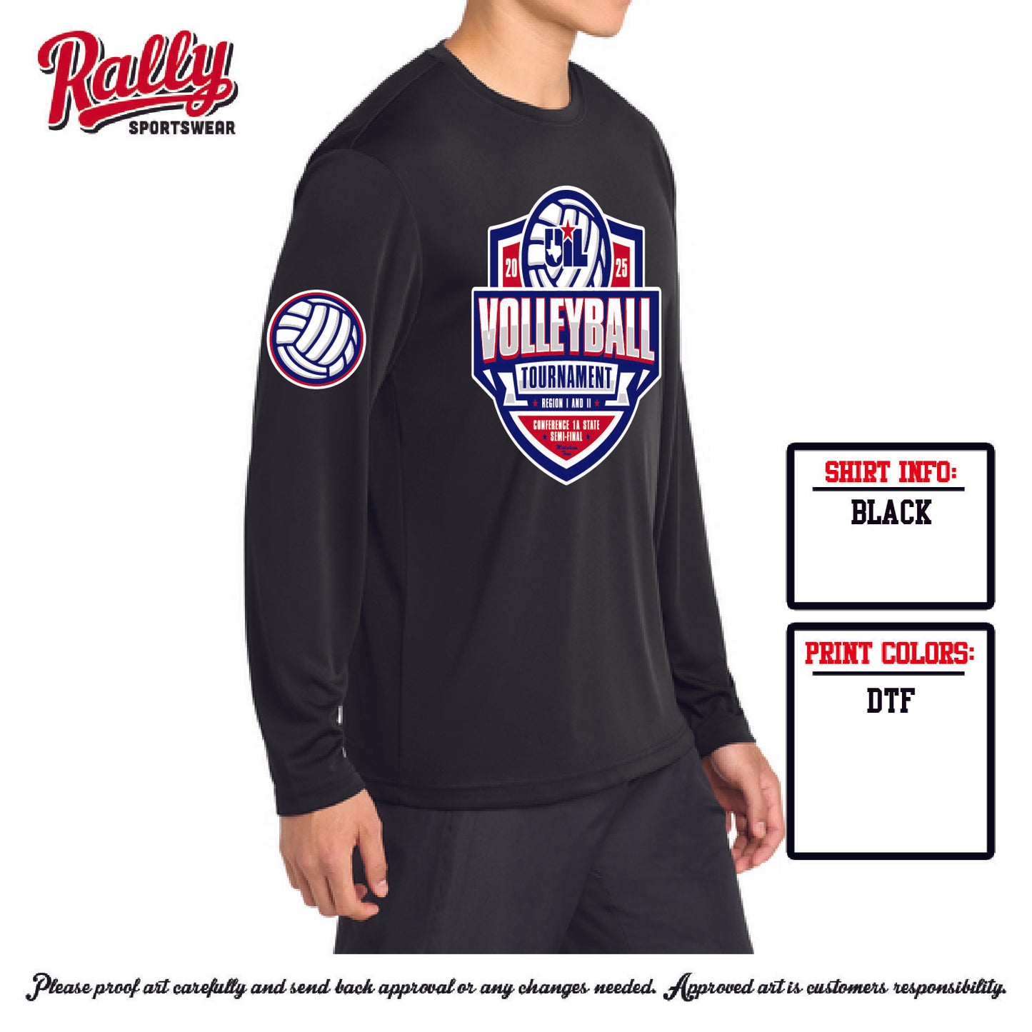 UILV - BLACK LONG SLEEVE DRIFIT