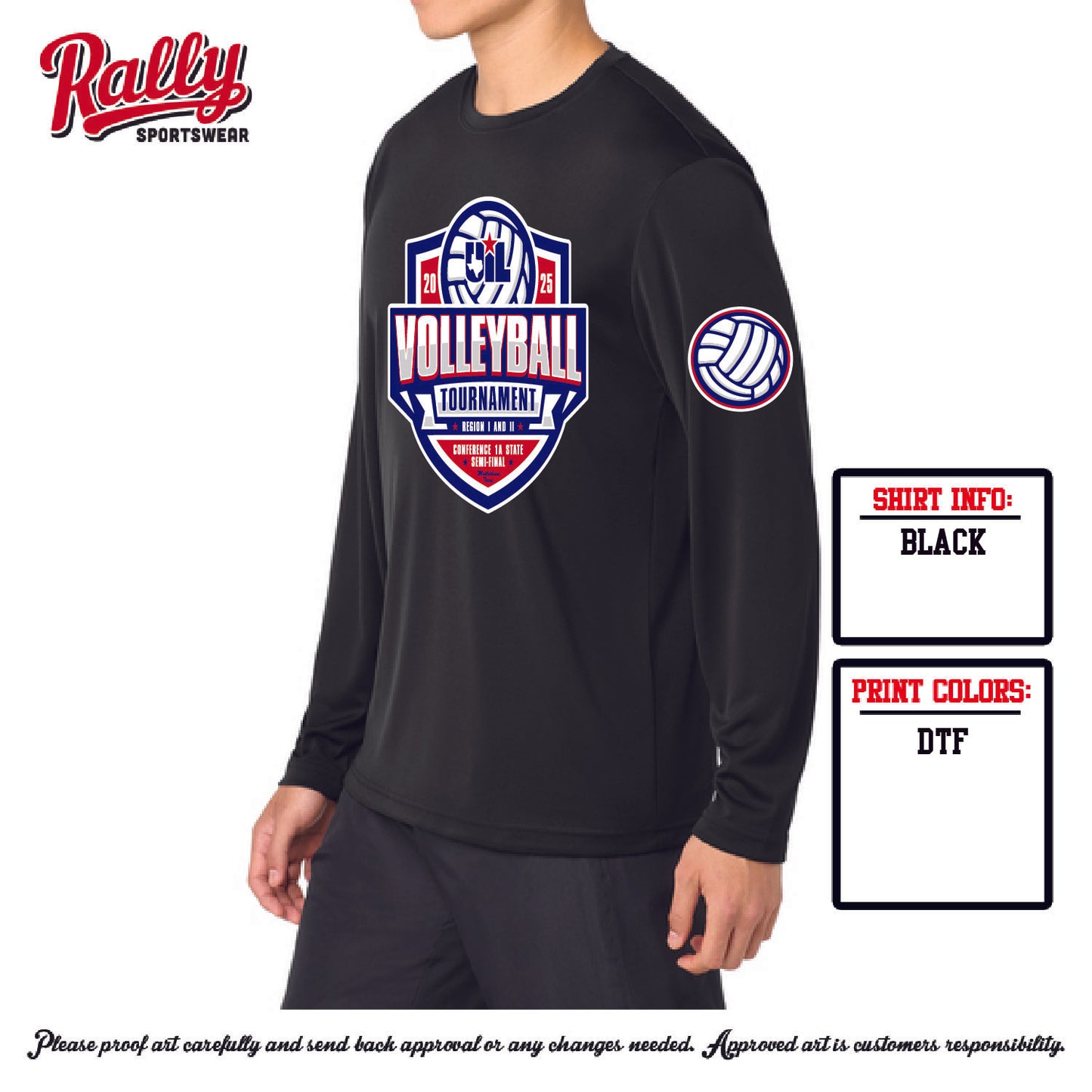 UILV - BLACK LONG SLEEVE DRIFIT