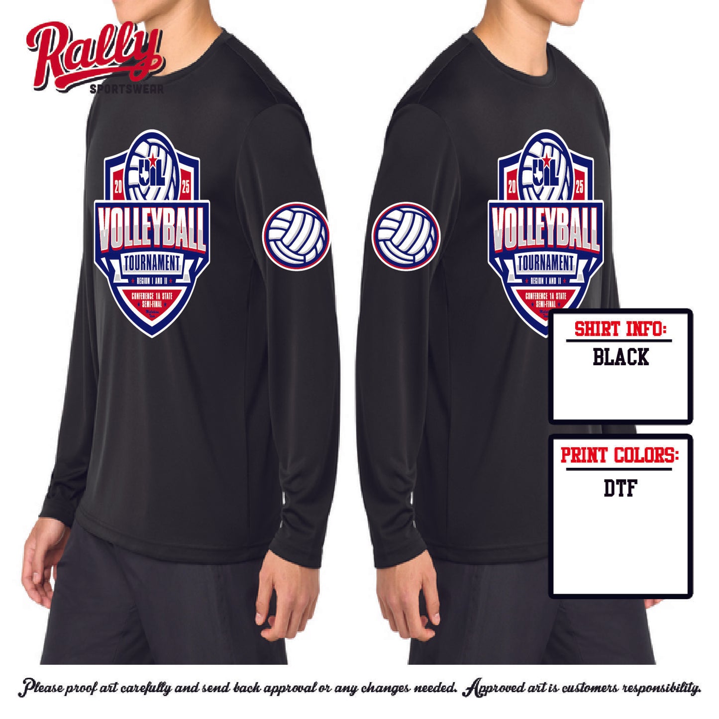 UILV - BLACK LONG SLEEVE DRIFIT