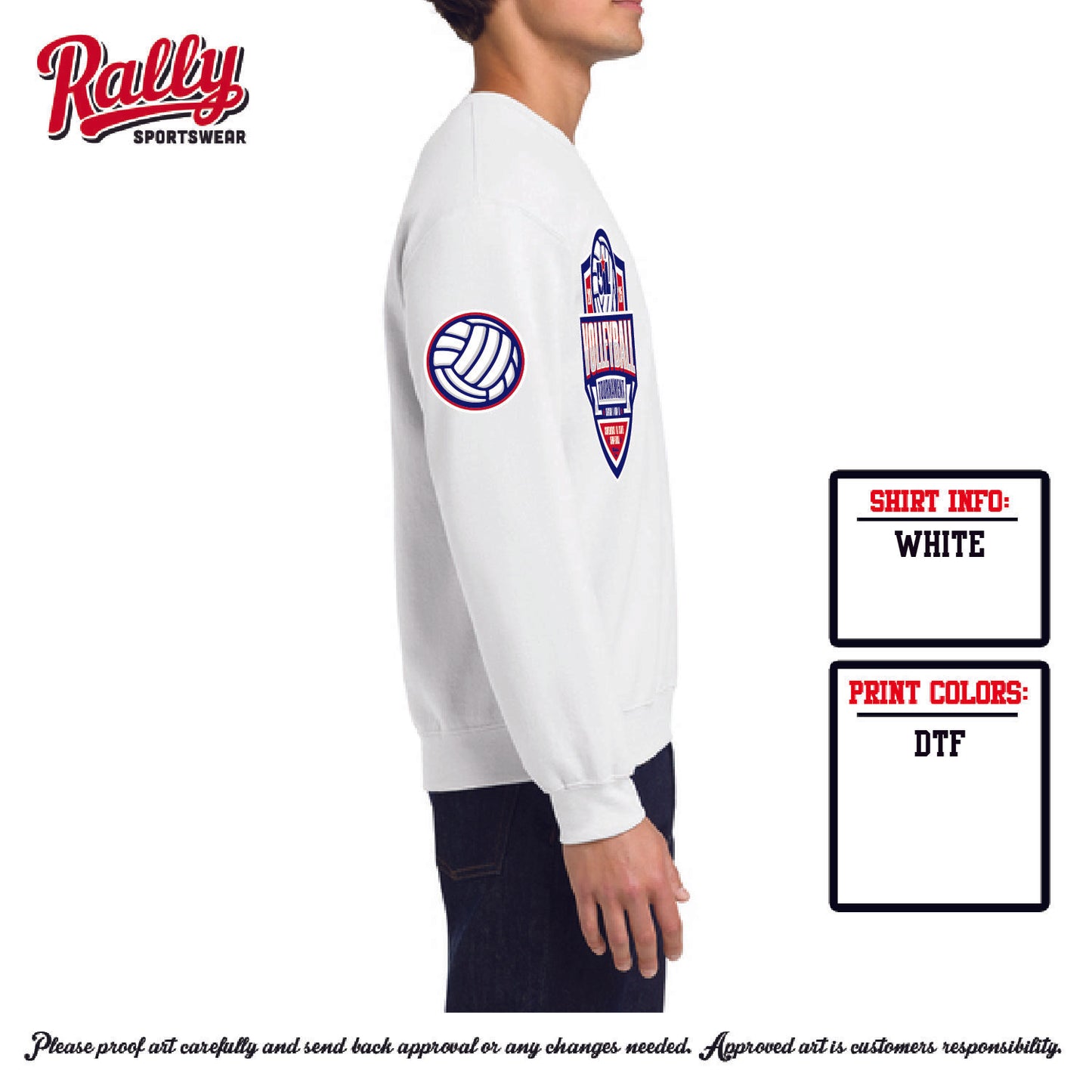 UILV - WHITE SWEATSHIRT