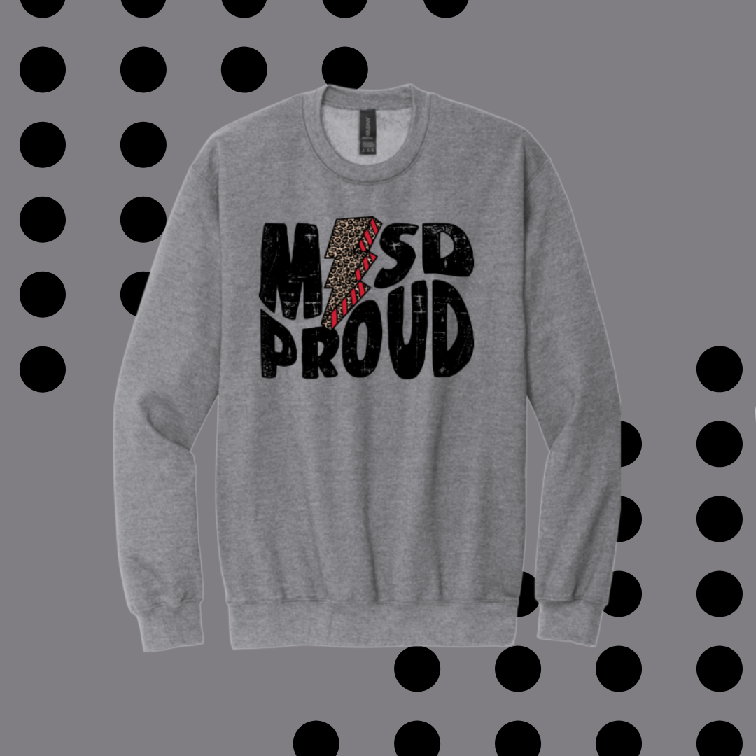 Red Leopard Bolt MISD Proud