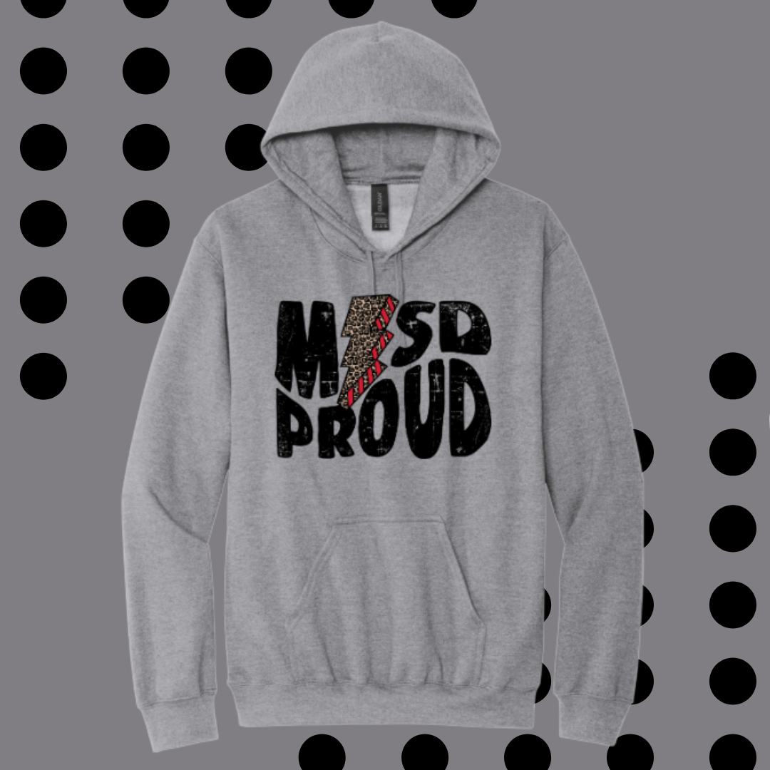 Red Leopard Bolt MISD Proud