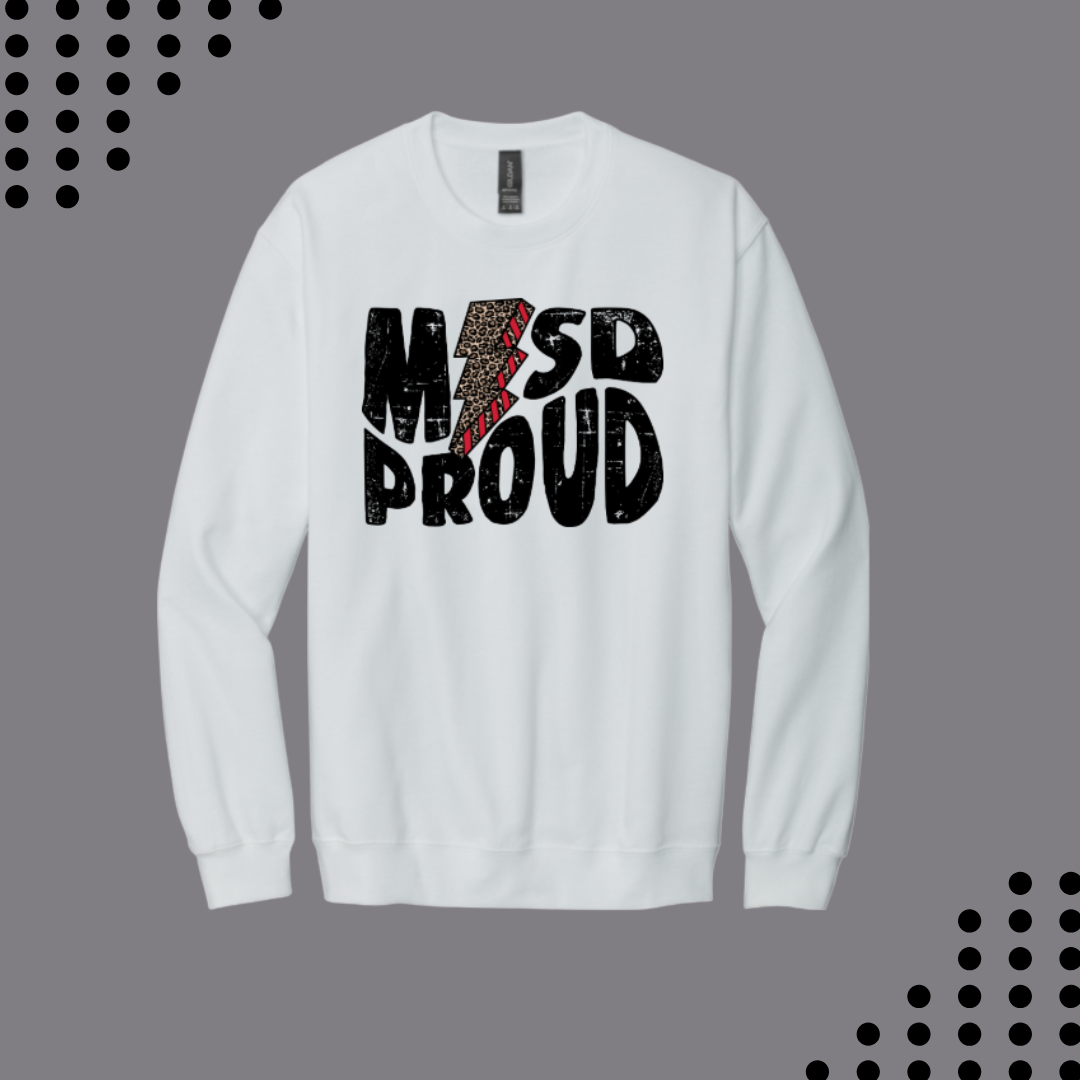 Red Leopard Bolt MISD Proud