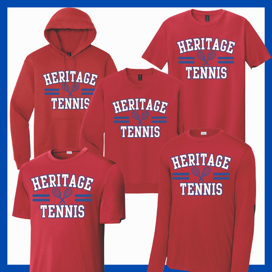 HHSTS26 - SPIRIT DESIGN RACKETS on RED